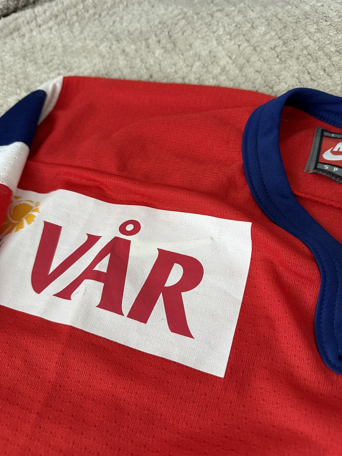 Vintage Vintage Nike Team Hockey Jersey Norway Size US M / EU 48-50 / 2 - 5 Thumbnail