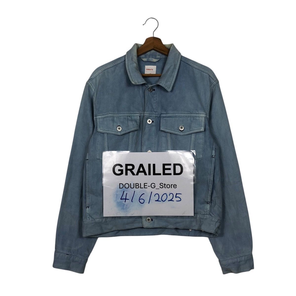 Japanese Brand × Vintage 📌Vintage Trucker Denim Jacket H&M Biker Issey Miyake Size US M / EU 48-50 / 2 - 1 Thumbnail