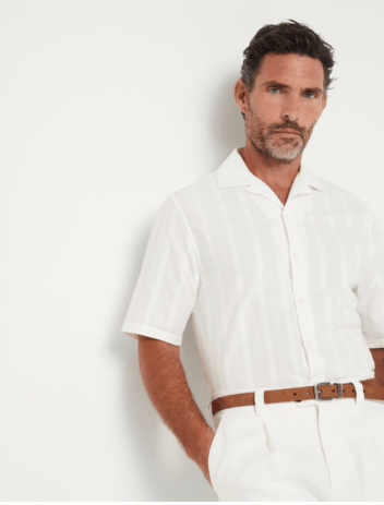 Brunello Cucinelli Shirt in Open White Size US L / EU 52-54 / 3 - 3 Thumbnail