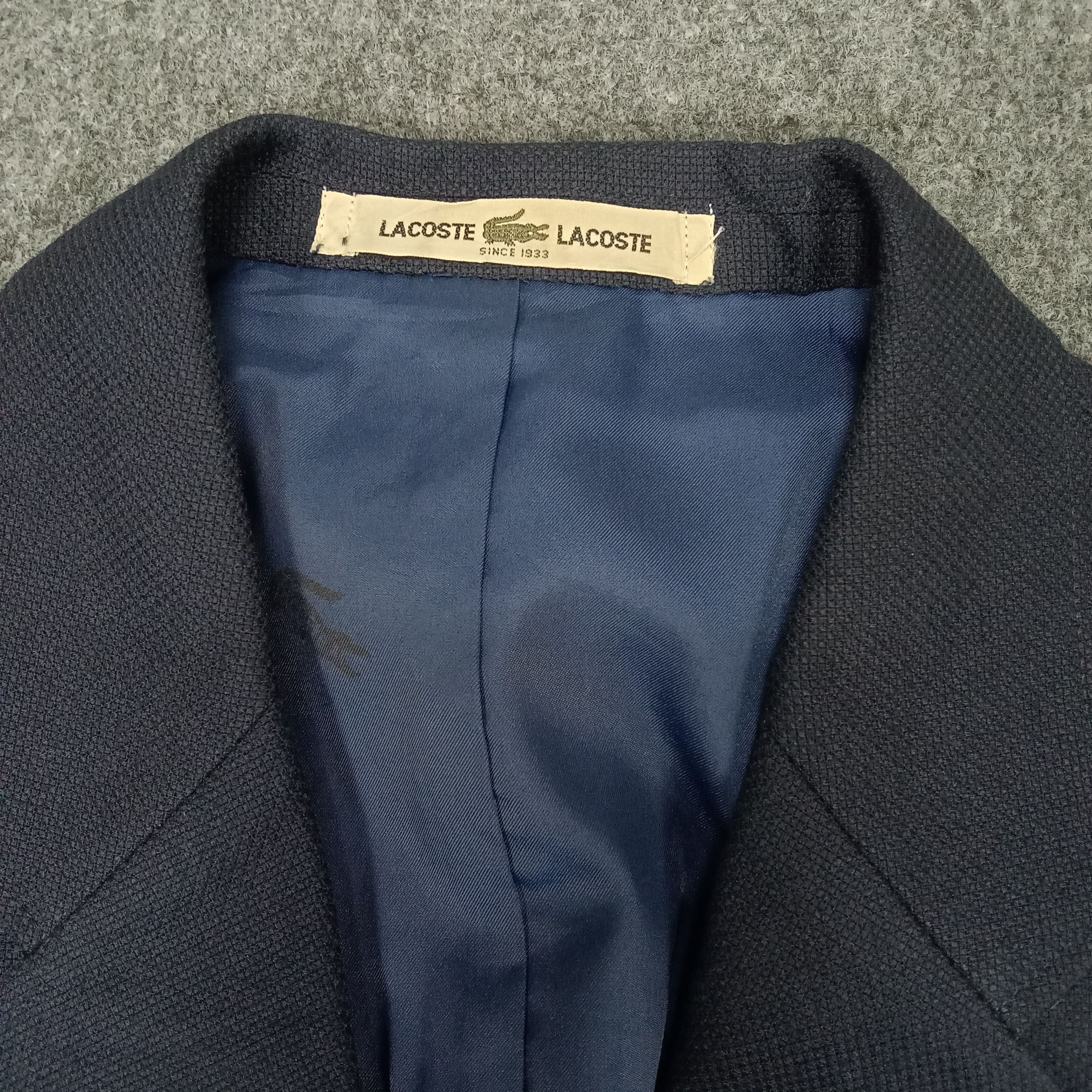 Lacoste × Vintage Lacoste Italian Brand Blazer Jacket Size S / US 4 / IT 40 - 2 Thumbnail