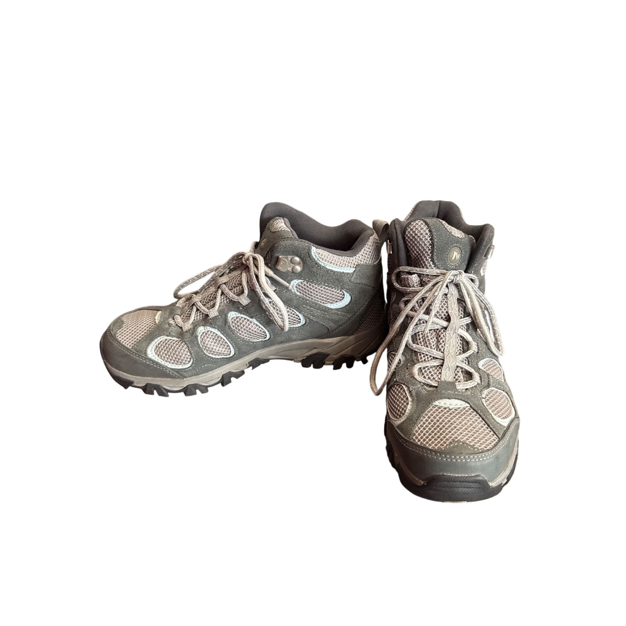 Merrell Merrell Womens Gray High Top Hiking Shoes Sneakers Size 9.5 Size US 9.5 / IT 39.5 - 2 Thumbnail