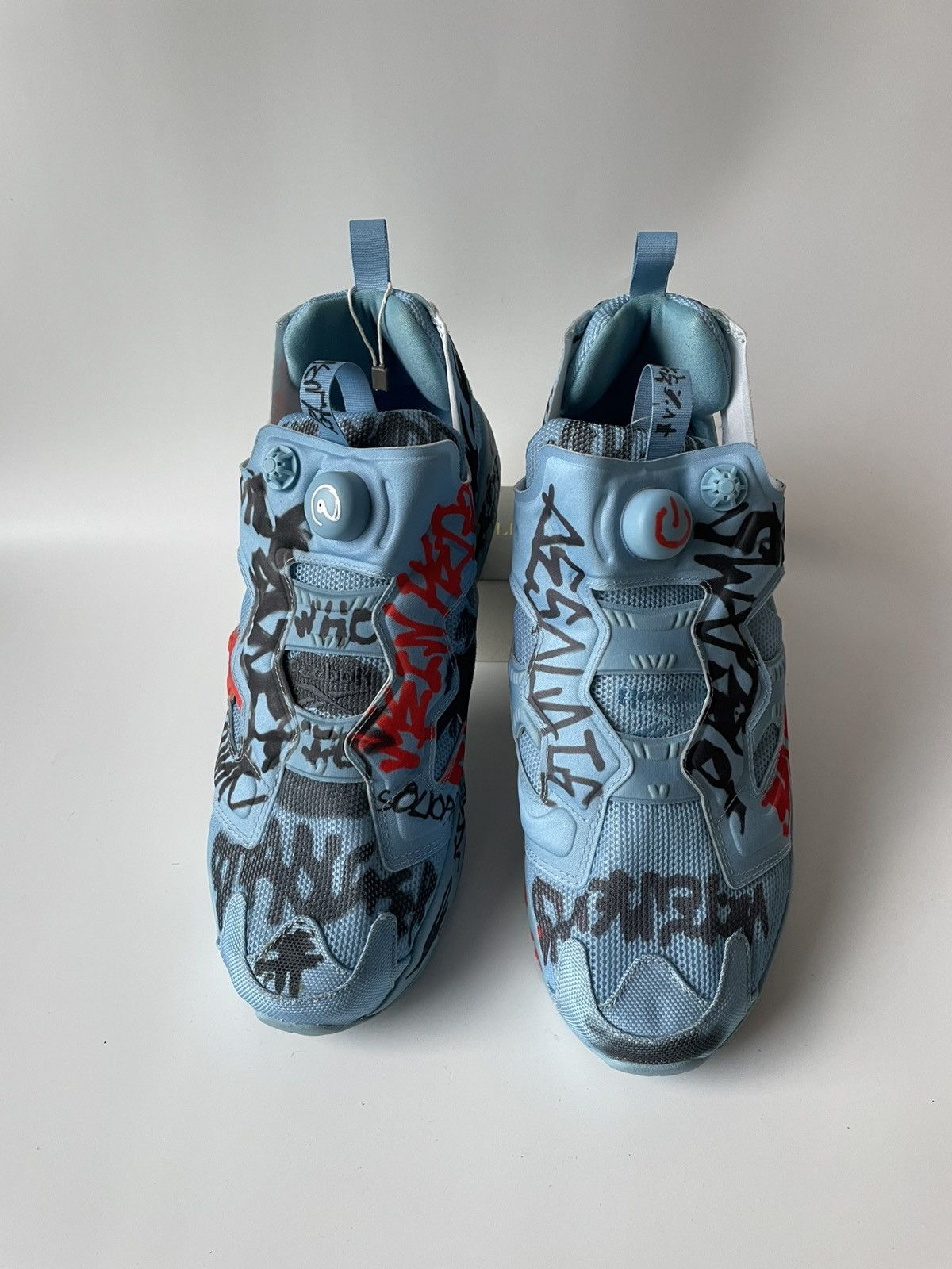 Reebok × Vetements Vetements Reebok Insta Pump Graffiti Sneakers Size US 12 / EU 45 - 2 Thumbnail