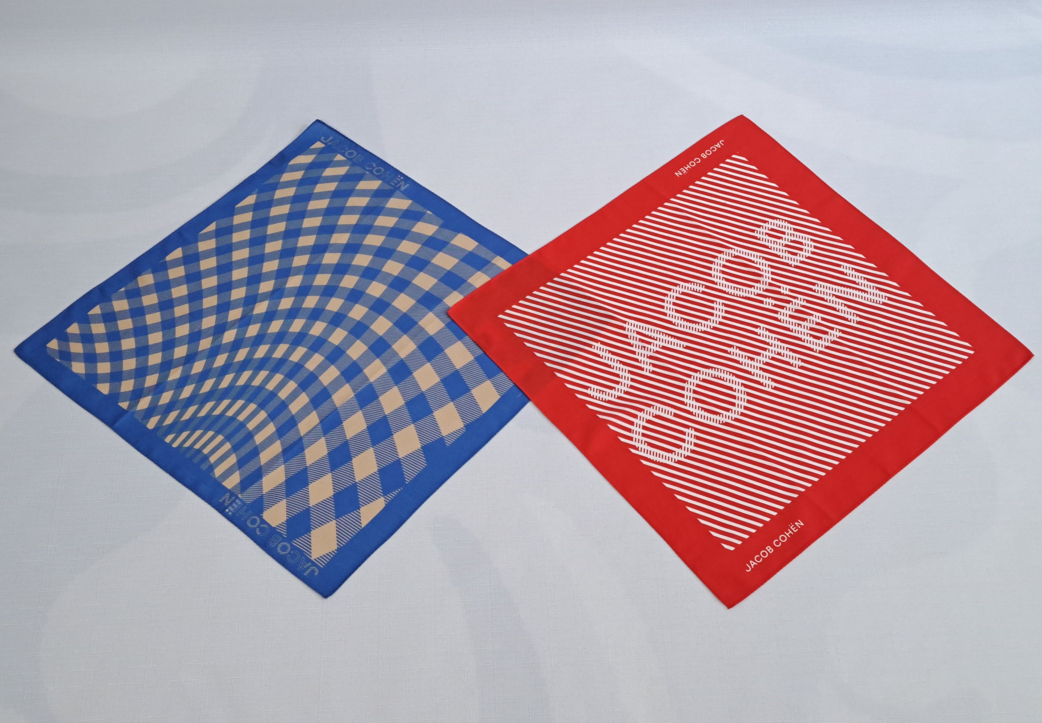 Jacob Cohen JACOB COHEN Bandana Handkerchief Headband Pocket Square. Size ONE SIZE - 2 Thumbnail