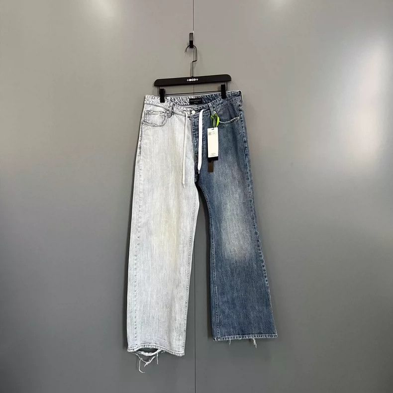 Balenciaga Balenciaga size M Patchwork Irregular Jeans Size US 26 / EU 42 - 1 Thumbnail