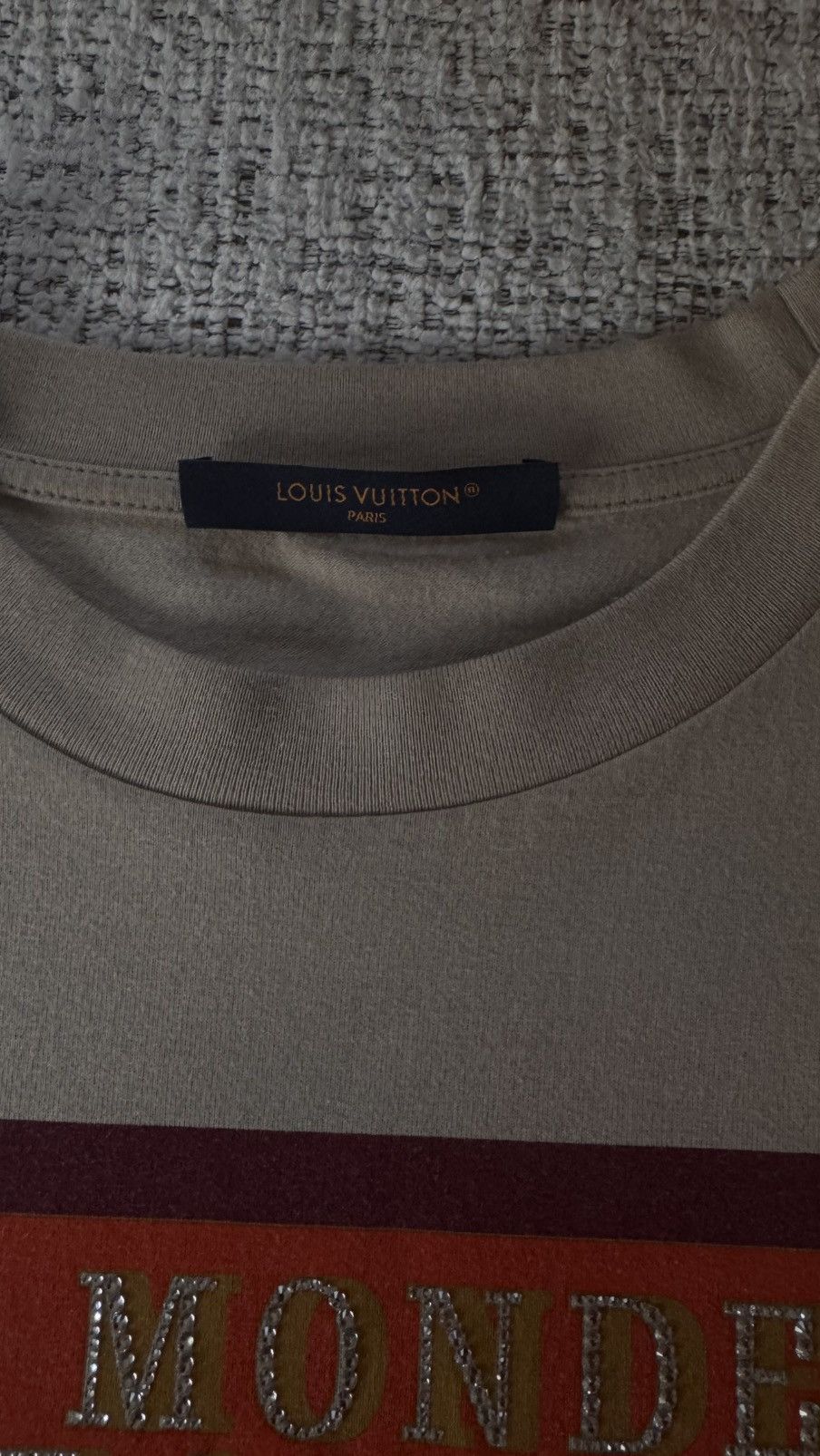 Louis Vuitton Louis Vuitton Embellished Graphic T-Shirt Size US L / EU 52-54 / 3 - 7 Thumbnail