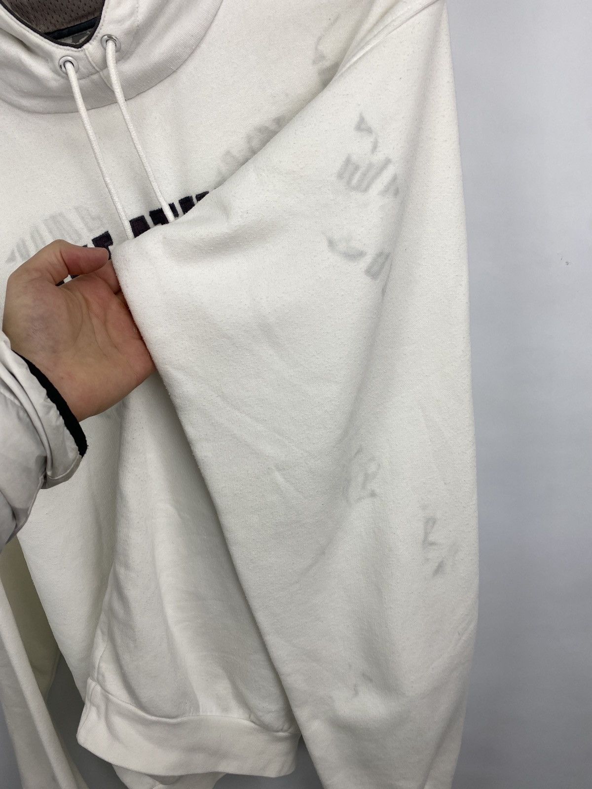 Nike 🇺🇸 Vintage 90s Nike Athletics Boxy Hoodie Rare Retro Hype Y2K Size US S / EU 44-46 / 1 - 8 Thumbnail