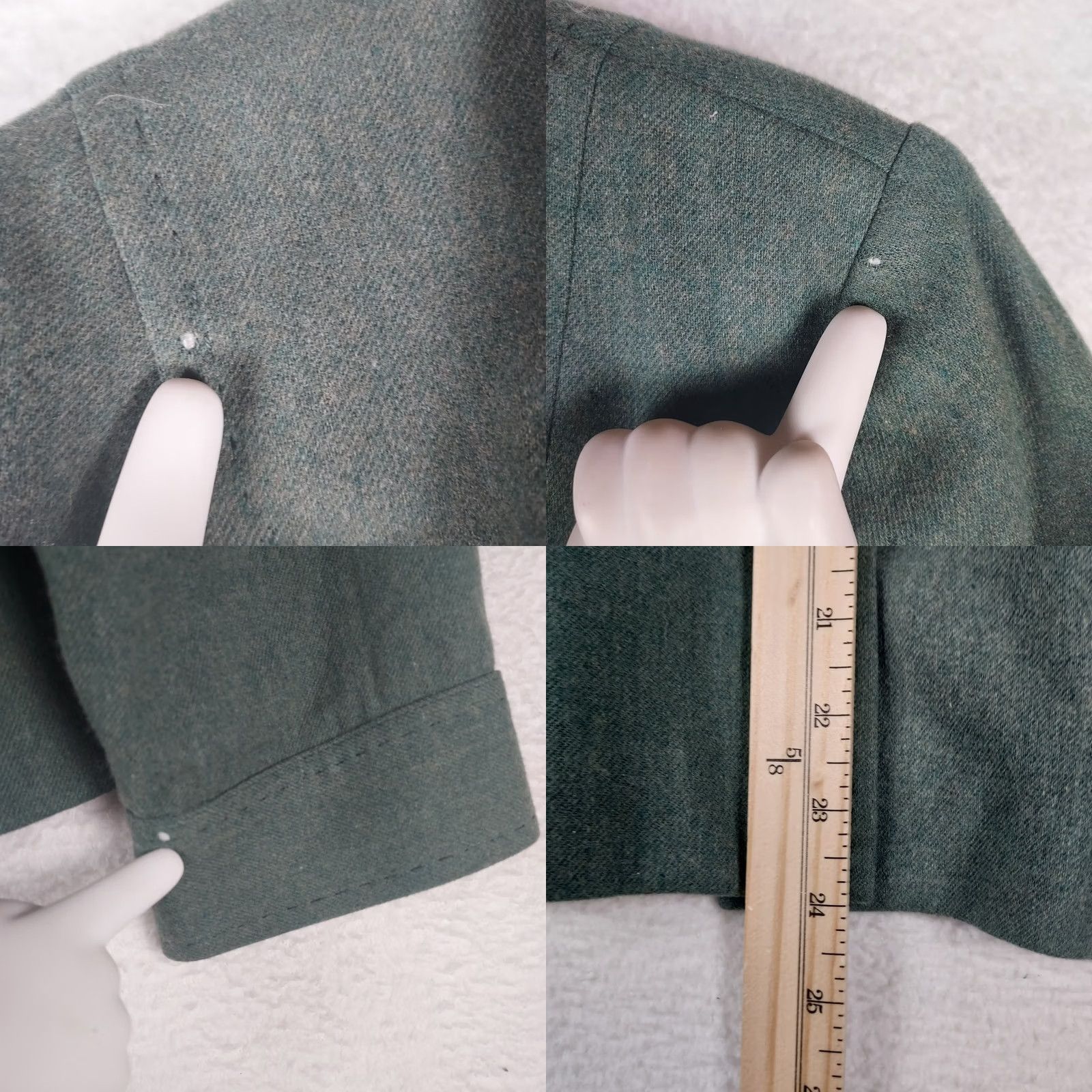 Pendleton VINTAGE Pendleton Womens Jacket 18W Wool Green Button Front USA Made Size XXL / US 16-18 / IT 52-54 - 8 Thumbnail