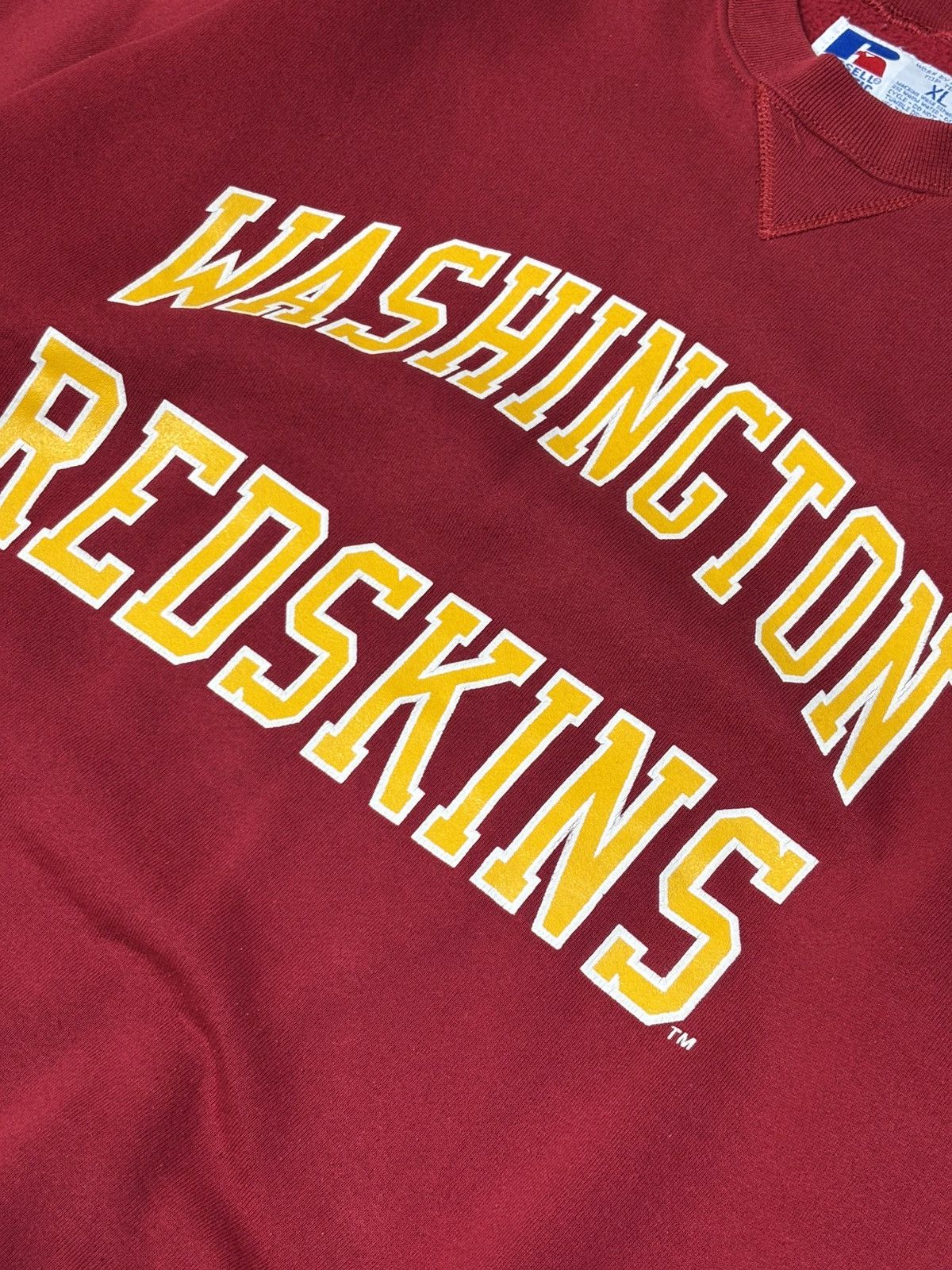 Russell Athletic Washington Redskins Vintage Crewneck Sweater Size US XL / EU 56 / 4 - 5 Thumbnail