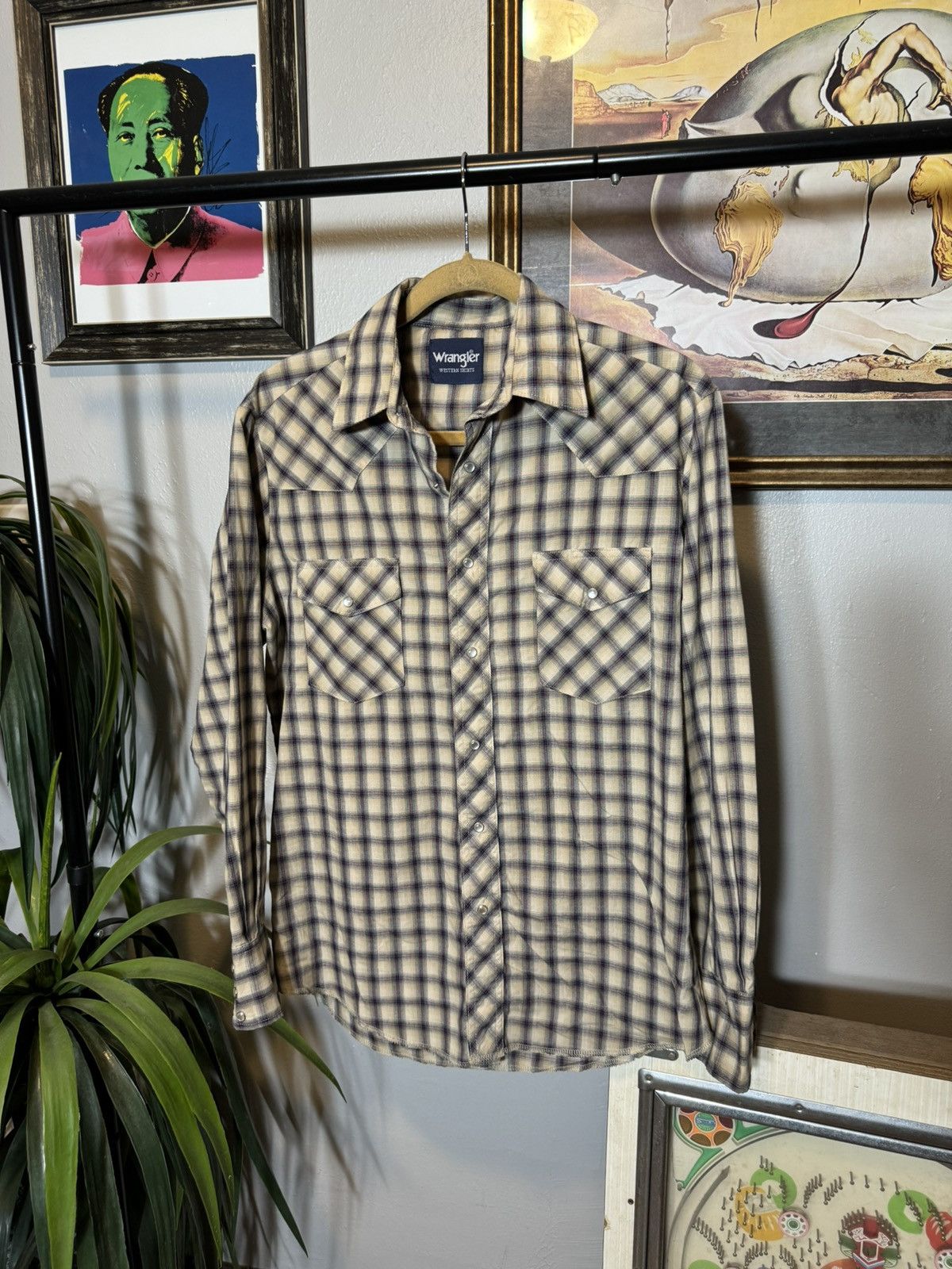Vintage × Wrangler Vintage Wrangler Western Wear Shirt Size US L / EU 52-54 / 3 - 1 Thumbnail
