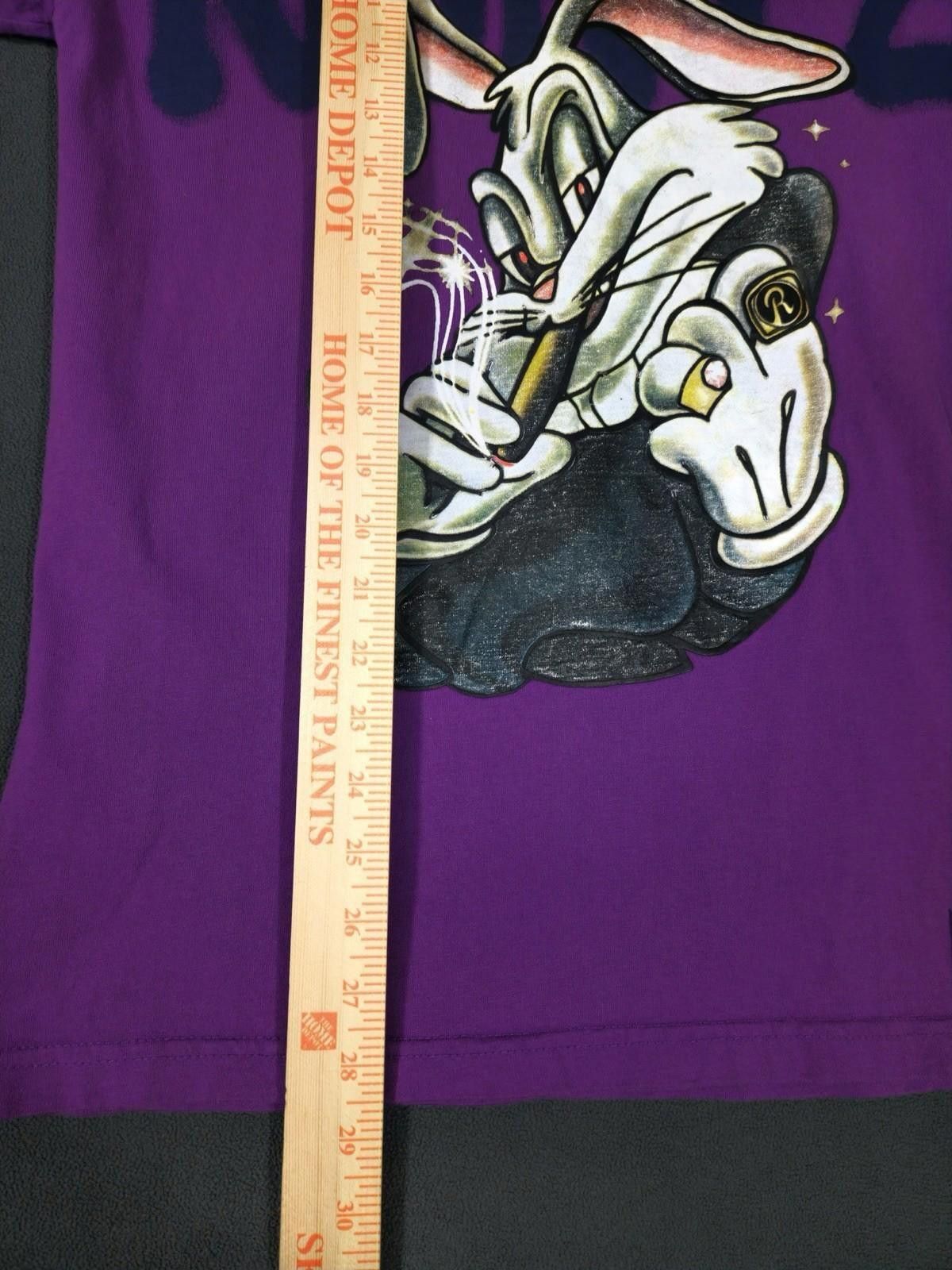 Other Runtz Worldwide Purple TShirt M Graphic Bunny Smoking Tee #2 Size US M / EU 48-50 / 2 - 2 Thumbnail