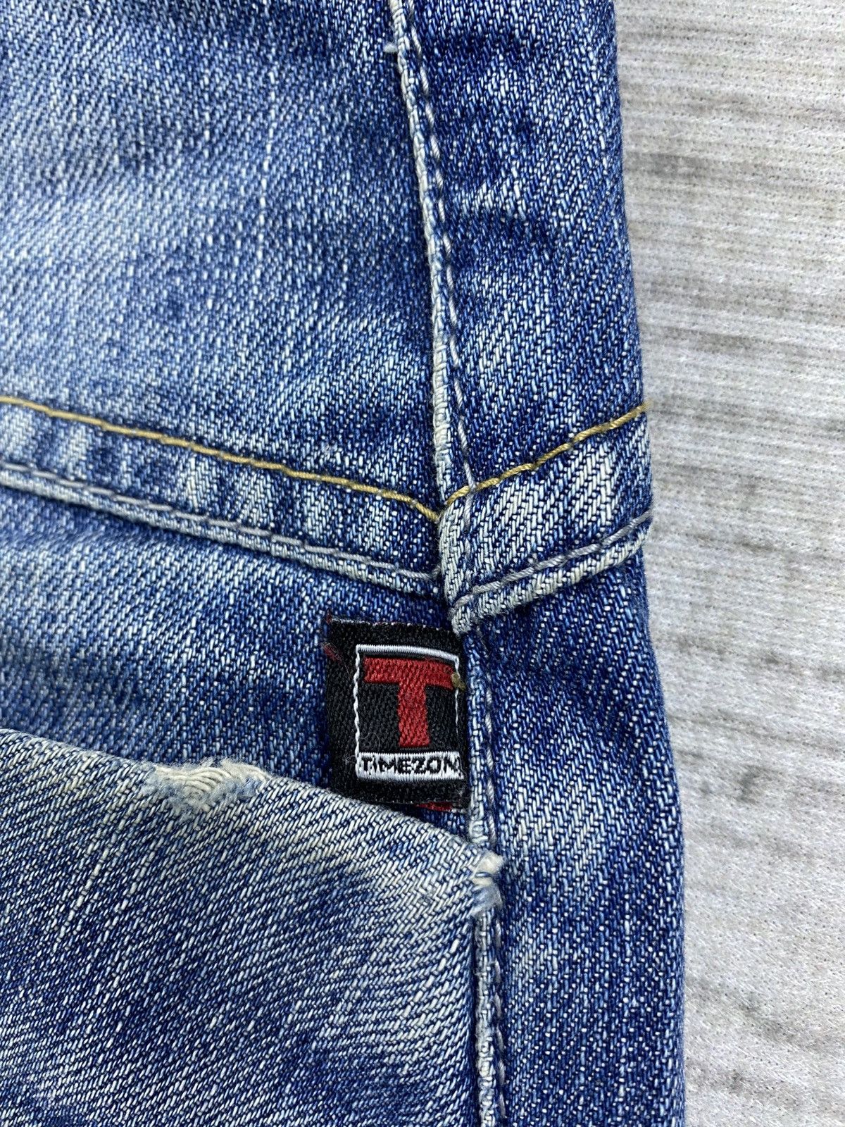 Japanese Brand 🔥STEALS Timezone Japan Rare Design Denim Jeans Pants Size US 32 / EU 48 - 9 Thumbnail