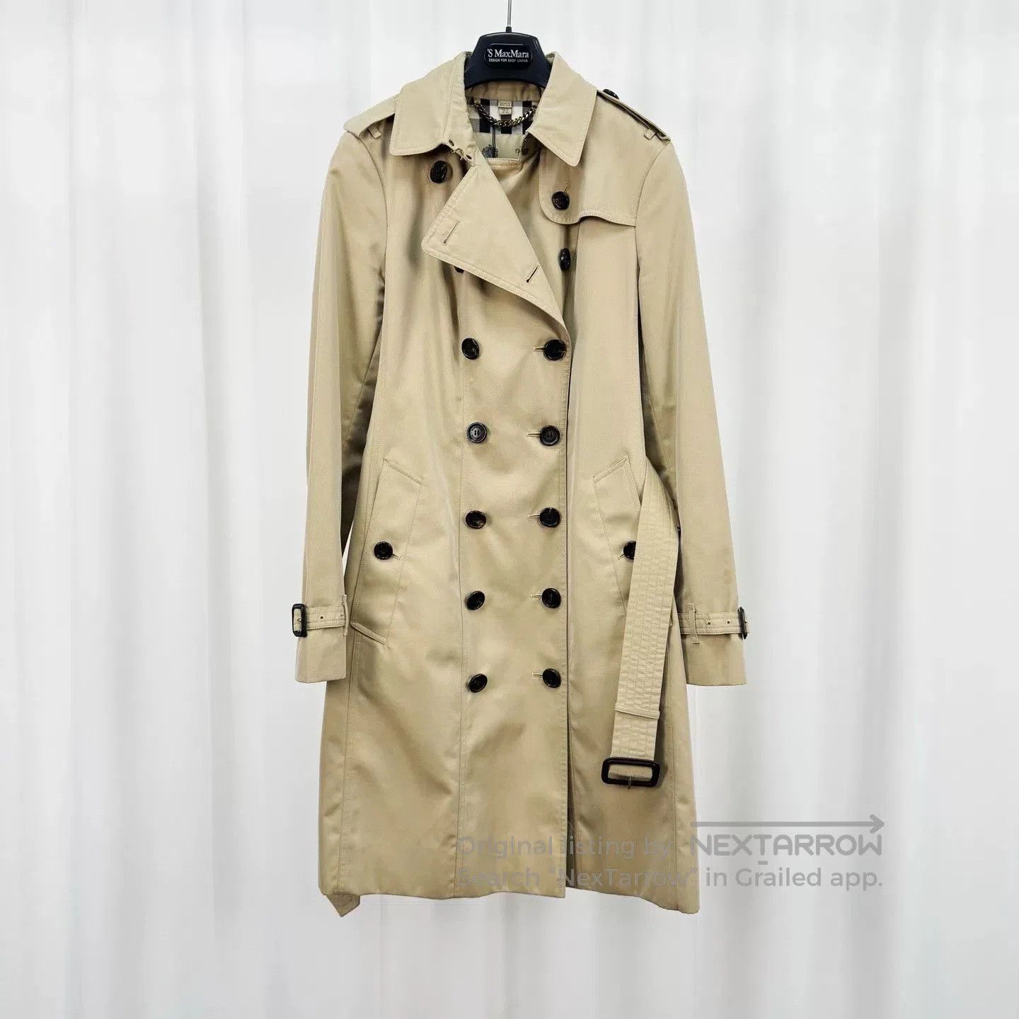 Burberry Burberry Double Crown Khaki Trench Coat. Size M / US 6-8 / IT 42-44 - 1 Thumbnail