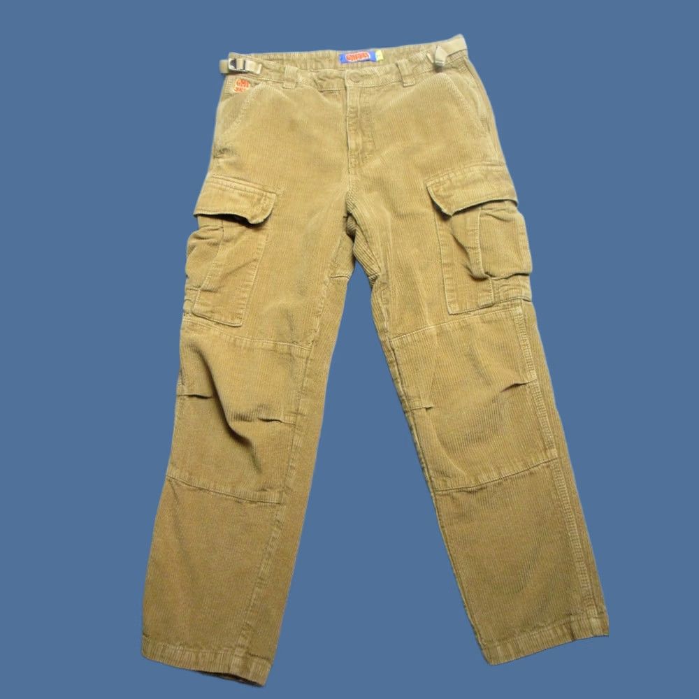 Empyre VINTAGE Empyre Pants Mens 30 Brown Corduroy Baggy Cargo Pockets Adjustable Y2K Skater Size US 30 / EU 46 - 1 Thumbnail