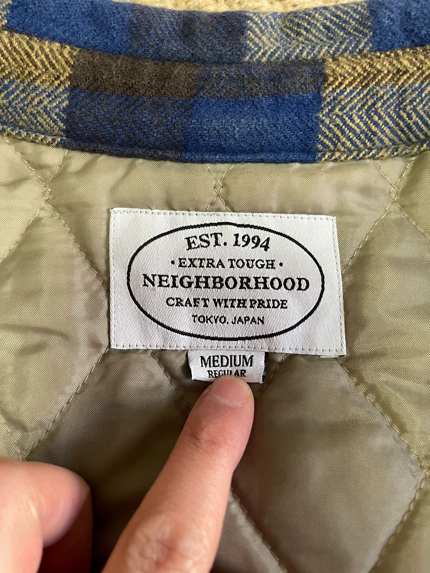 Neighborhood NBHD Shirt-Cut Cotton Jacket M Good Condition Size US M / EU 48-50 / 2 - 8 Thumbnail