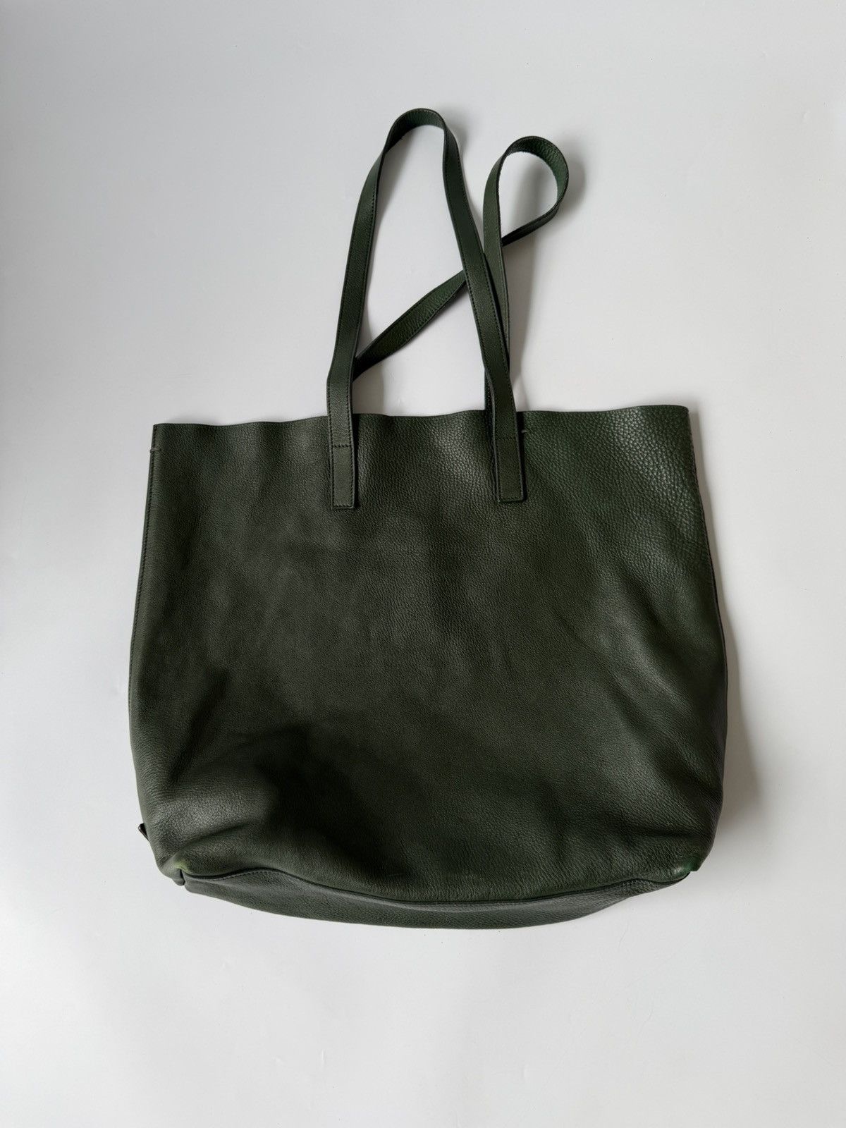Prada Prada Tufo Scamosciato Leather Unlined XL Tote Bag Size ONE SIZE - 1 Thumbnail
