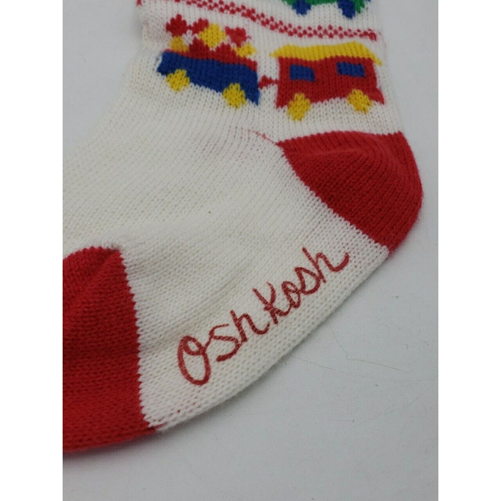 Oshkosh Oshkosh 90s Vintage Sweater Knit Christmas Stockings Toy Size ONE SIZE - 2 Thumbnail