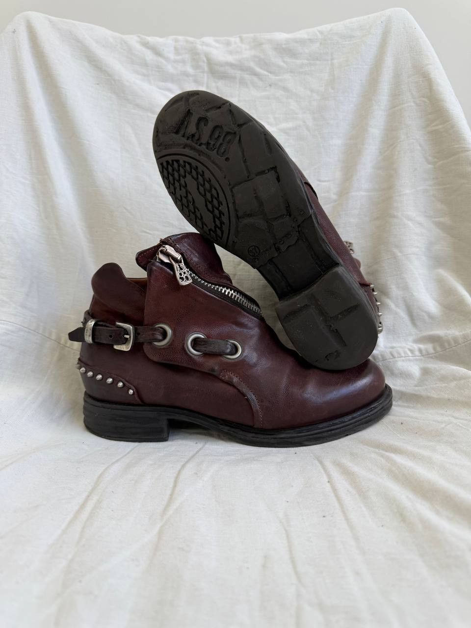 A.S.98 Avant Garde A.S. 98 Guidi Style Distressed Leather Boots Size US 7 / IT 37 - 3 Thumbnail