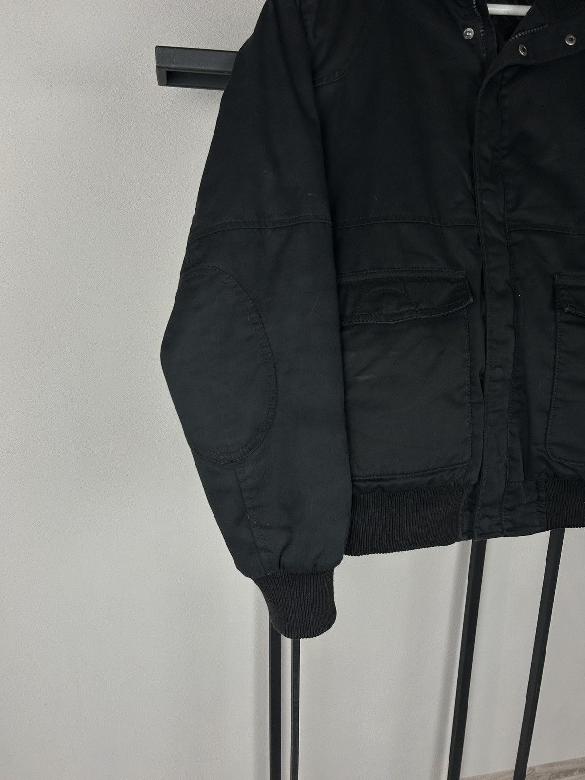 Japanese Brand VTG Avant Garde Rick Owens Style Cargo WAX Bomber Jacket 90s Size US M / EU 48-50 / 2 - 3 Thumbnail