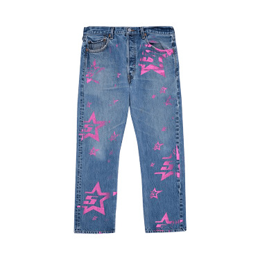 Sp5der Sp5der Sp5 Jeans 32W Spider Worldwide Young Thug Size US 32 / EU 48 - 1 Thumbnail