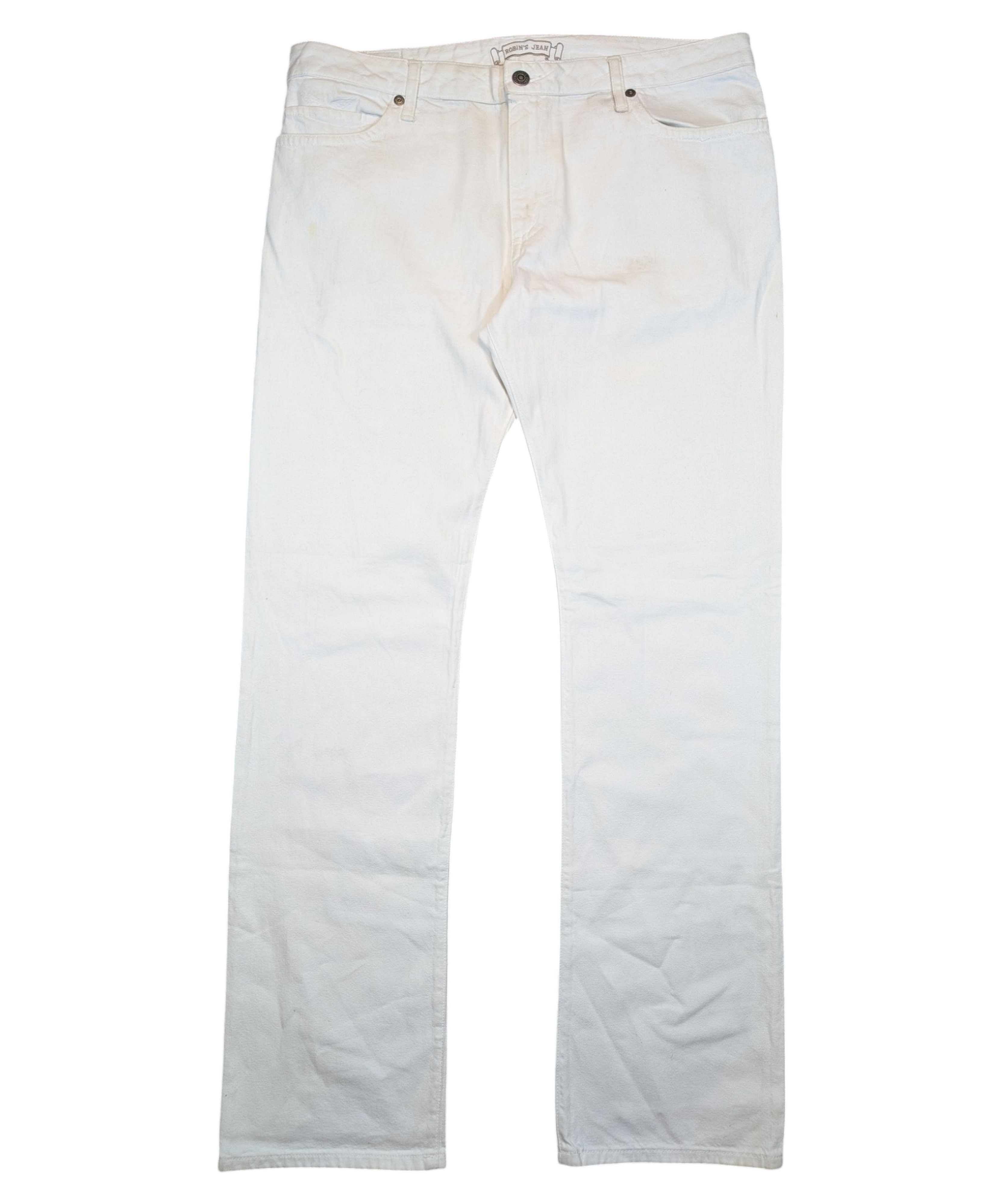 Robin's Jean White Double Flap Studded