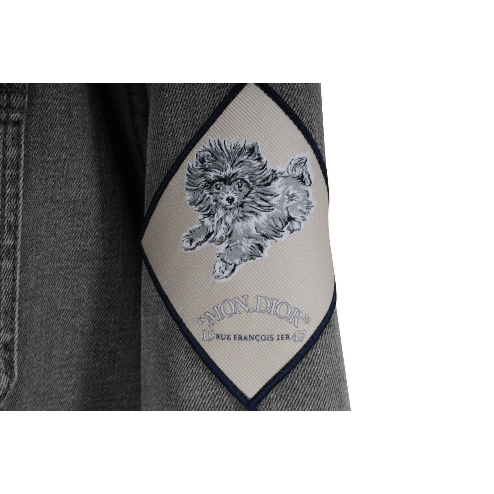 Dior Embroidered Patches Denim Button Down Shirt IT 41 Size US M / EU 48-50 / 2 - 7 Thumbnail