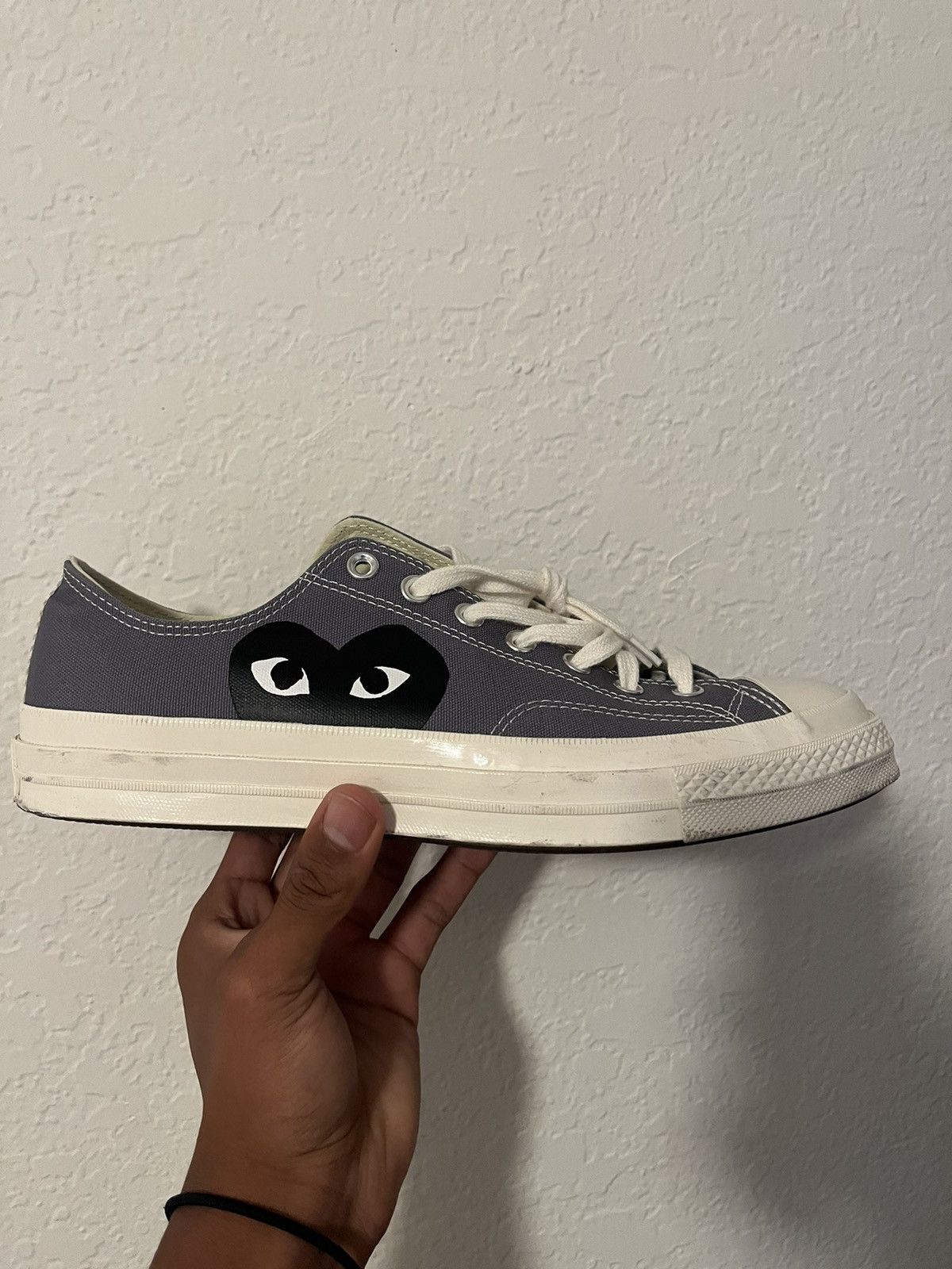 Comme des Garcons PLAY × Converse Comme des Garcons PLAY Grey converse Size US 11 / EU 44 - 3 Thumbnail