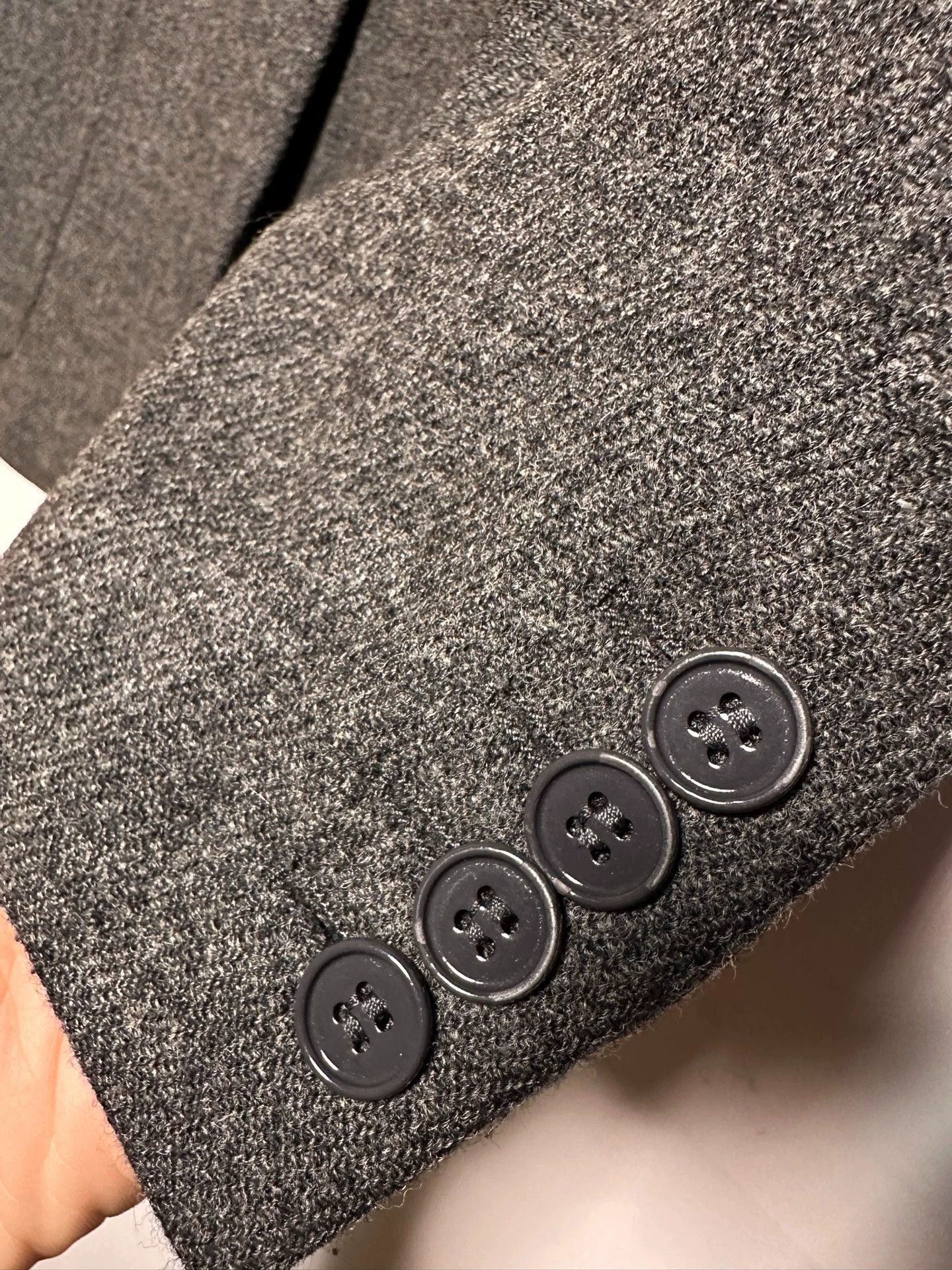 Acne Studios Acne Studios Thick Dark Gray Wool Suit Padded 9/10 Size 46R - 3 Thumbnail