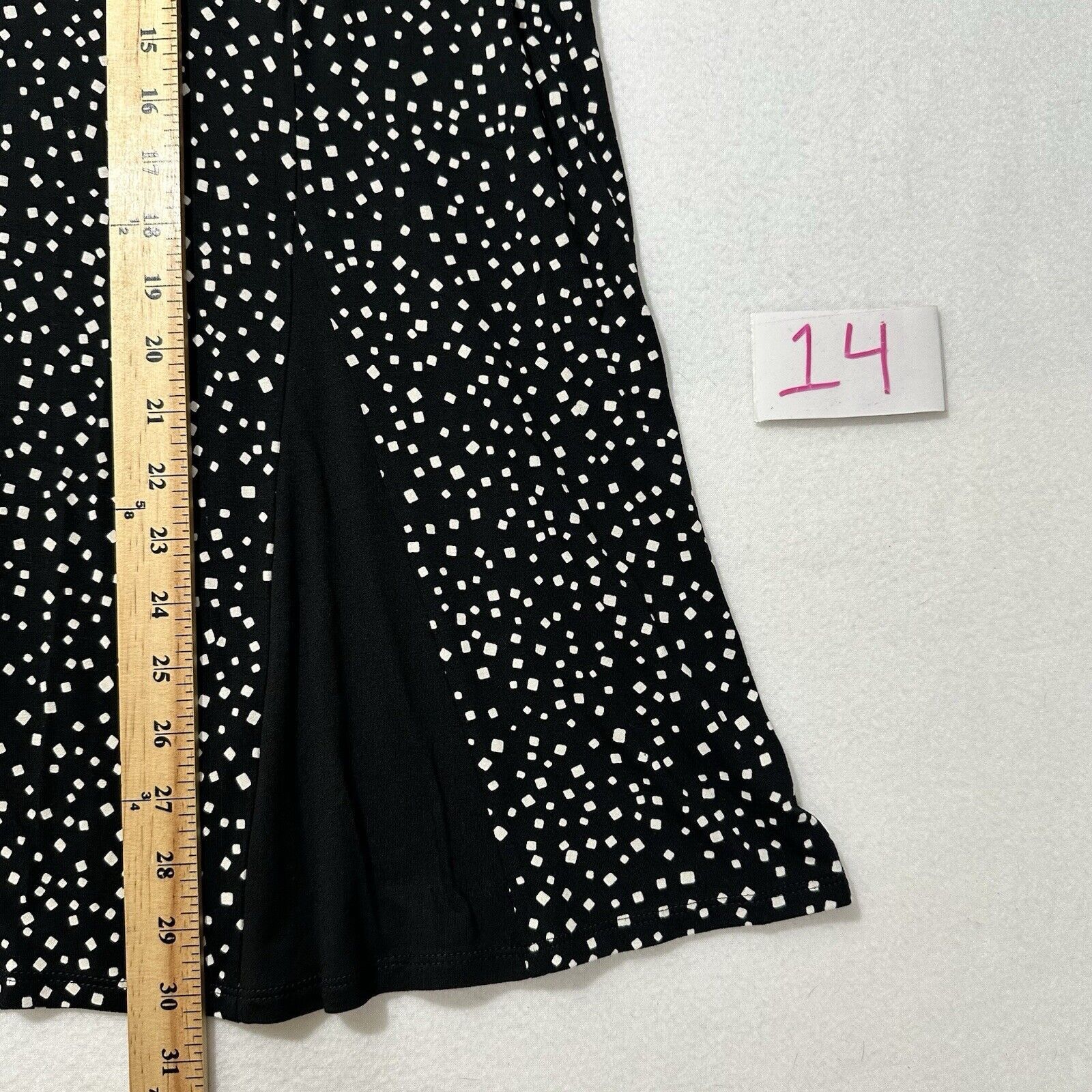 J. Jill J. Jill 3XL Wearever Collection Black White Polka Dot Blouse Size 3XL / US 20-22 - 9 Thumbnail