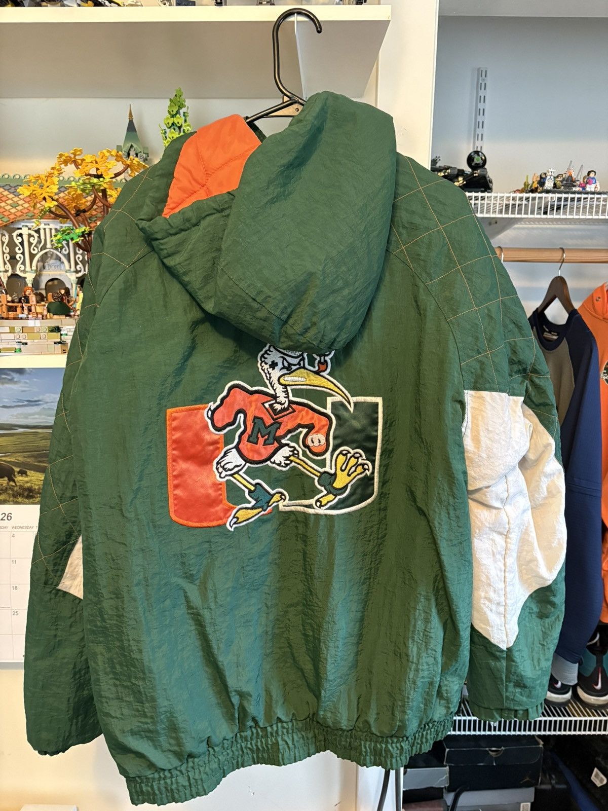 Starter Miami Hurricanes Starter jacket size large Size US L / EU 52-54 / 3 - 4 Thumbnail