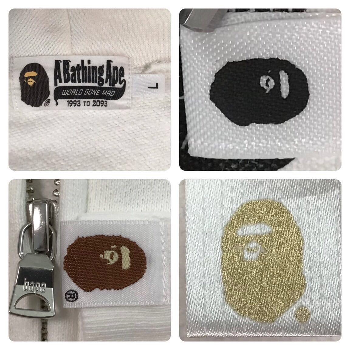 Bape BAPE Shark full zip hoodie 1st camo white a bathing ape Size US L / EU 52-54 / 3 - 7 Thumbnail