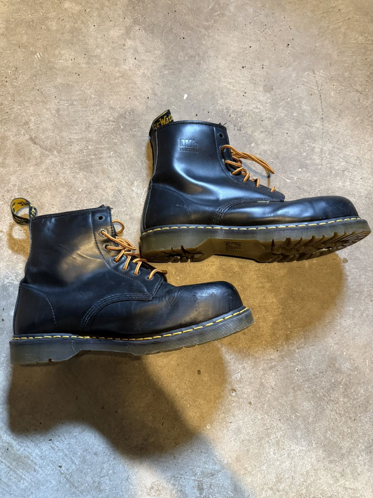 Dr. Martens Dr. Martens Steel Toe Work Boots Size US 12 / EU 45 - 2 Thumbnail
