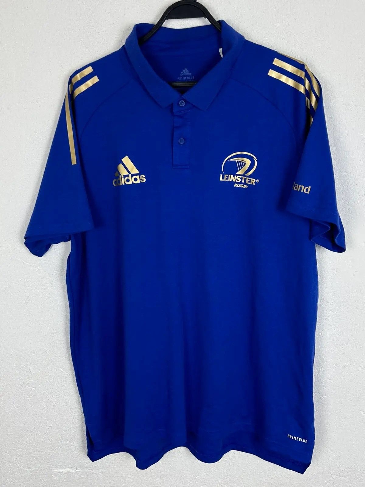 Adidas Adidas x Leinster Rugby Sportswear Polo Shirt In Blue Size US XL / EU 56 / 4 - 1 Thumbnail
