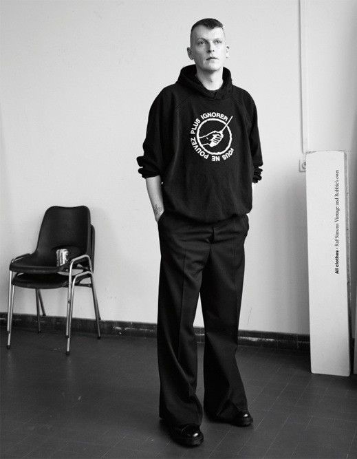 Raf Simons Raf Simons SS/2002 VOUS NE POUVEZ PLUS IGNORER Runway Size US XL / EU 56 / 4 - 3 Thumbnail