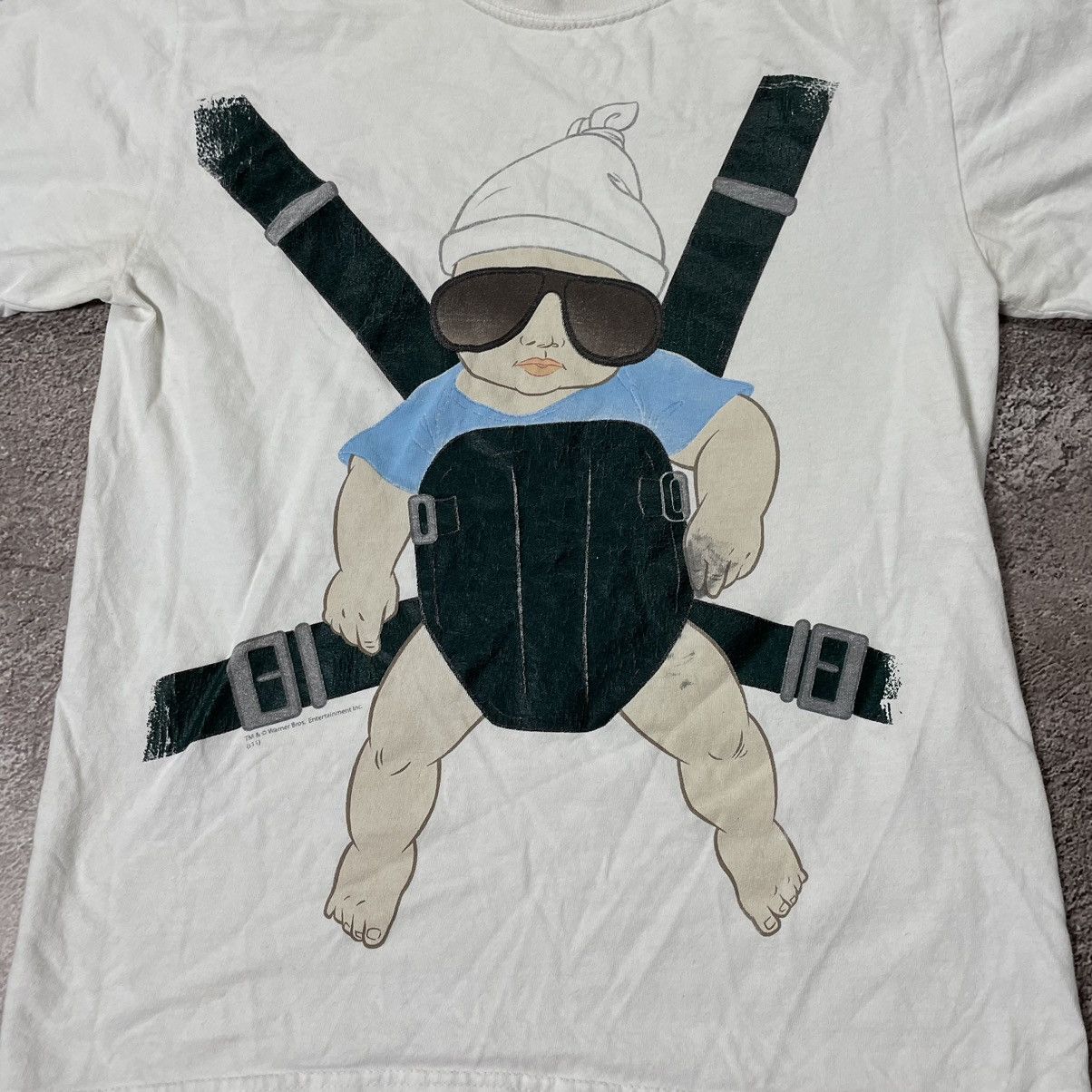 Vintage Vintage Y2K Graphic Tee Helmet Print Skate Streetwear Boxy M Size US M / EU 48-50 / 2 - 5 Thumbnail