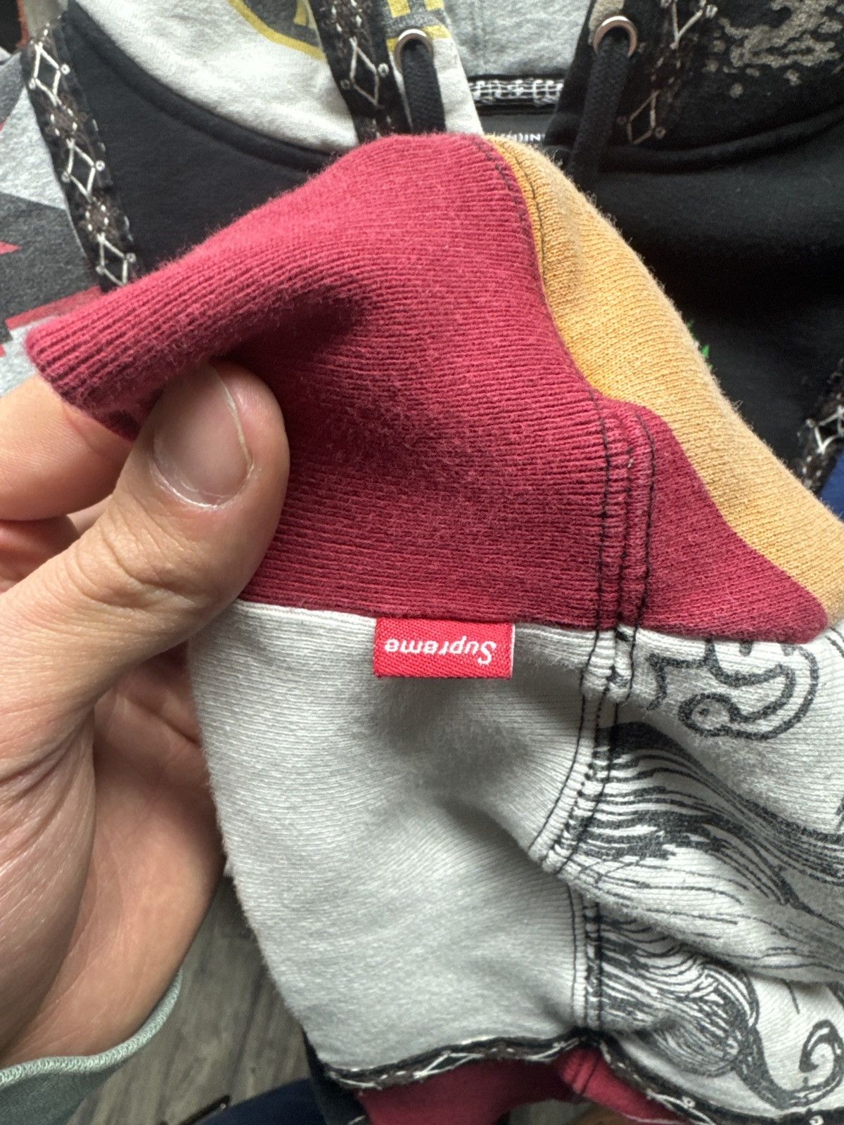 Number (N)ine × Supreme Supreme x Number (N)ine All Over Print Zip-Up Hoodie Size US L / EU 52-54 / 3 - 8 Thumbnail