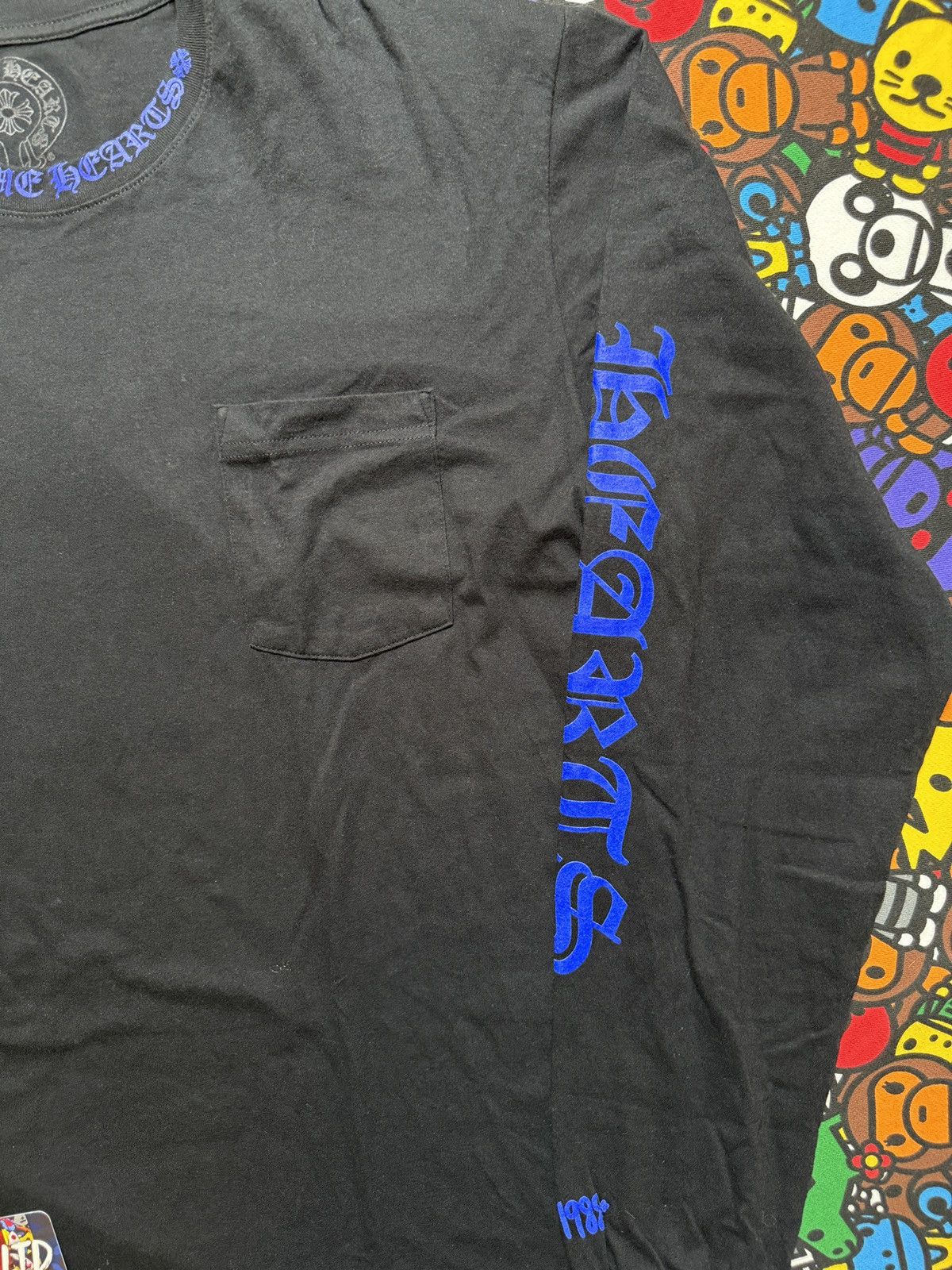 Chrome Hearts Chrome Hearts Black/Script Logo Long Sleeve Tee Size US XL / EU 56 / 4 - 4 Thumbnail