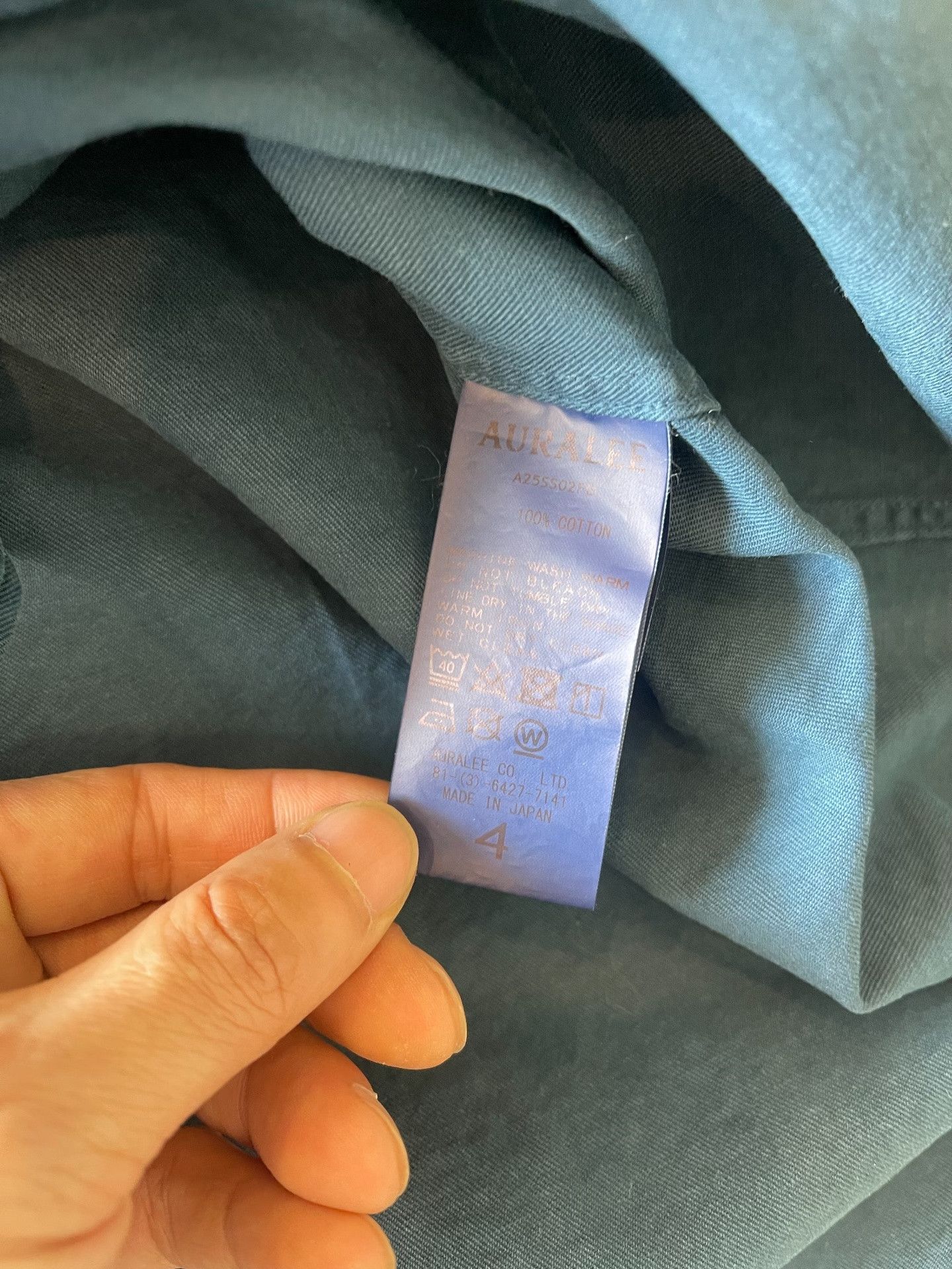 Auralee Auralee 25SS Product Dyed Western Shirt Size US XL / EU 56 / 4 - 6 Thumbnail