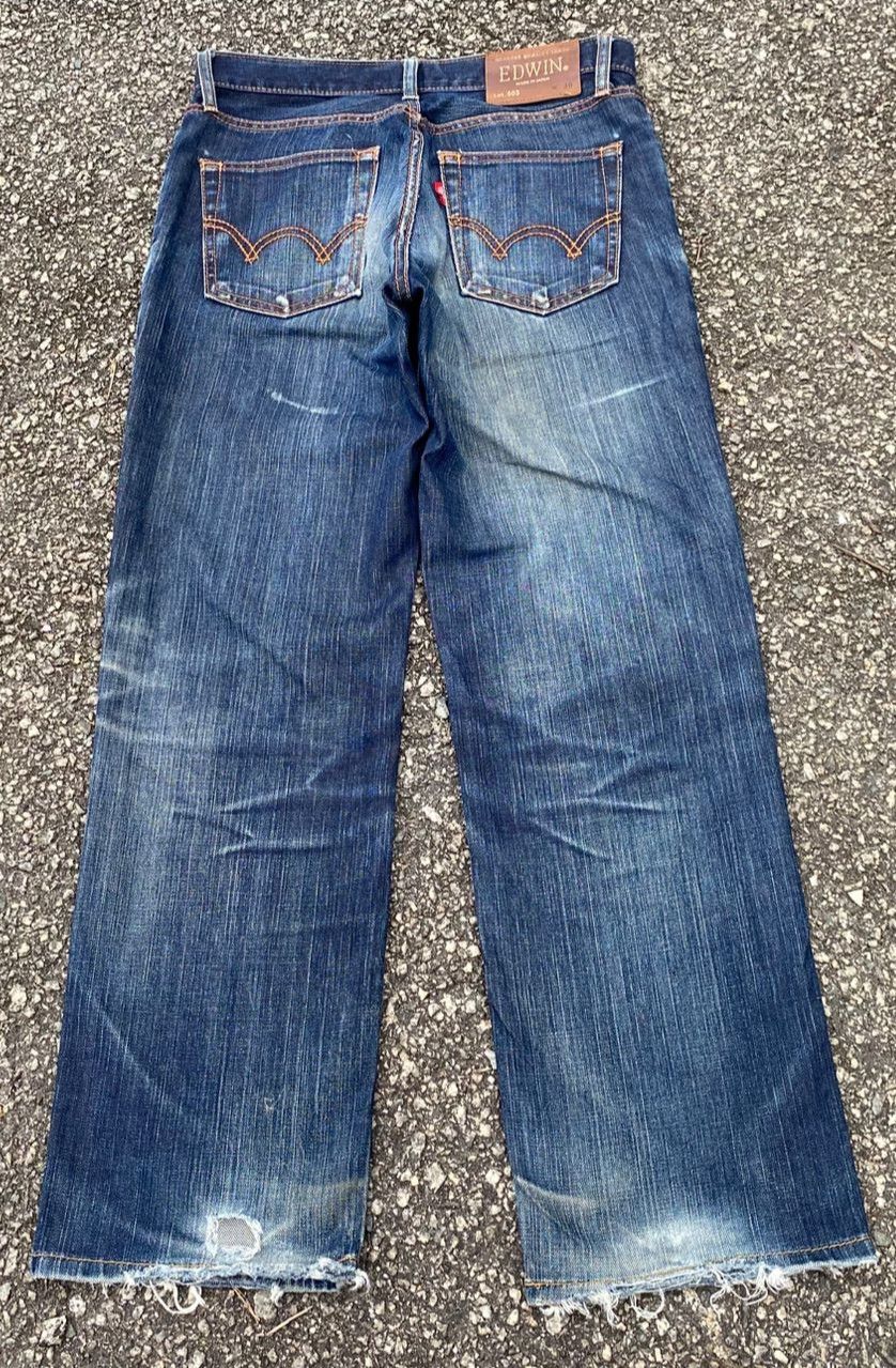 Edwin Vintage Edwin Distressed Denim Size US 31 - 2 Thumbnail