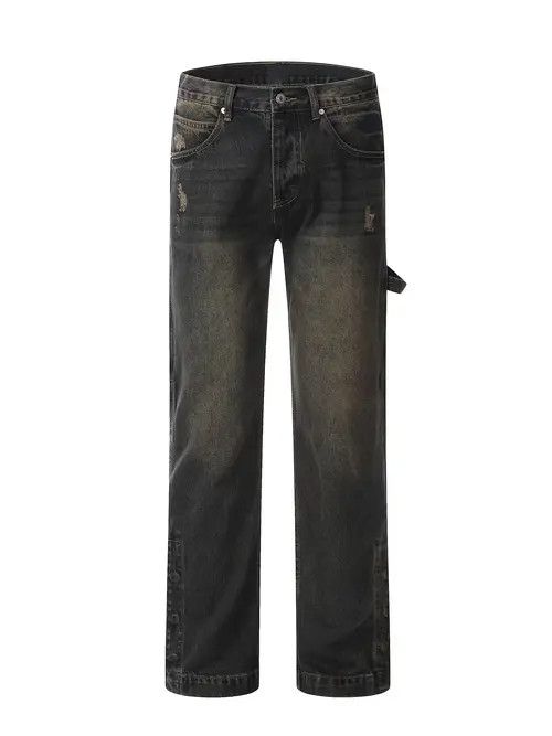 Designer × Japanese Brand × Vintage faded cargo workwear carpenter pants Size US 32 / EU 48 - 4 Thumbnail