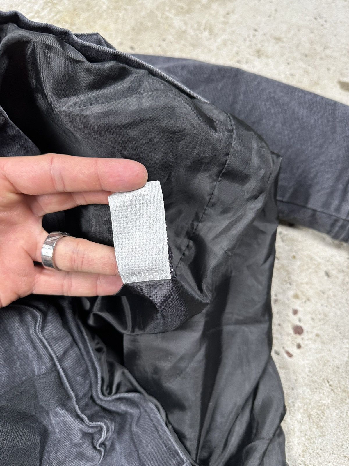 Japanese Brand Vintage Y2K Bondage Denim Style Asymmetrical Zippers Jacket Size US L / EU 52-54 / 3 - 10 Thumbnail