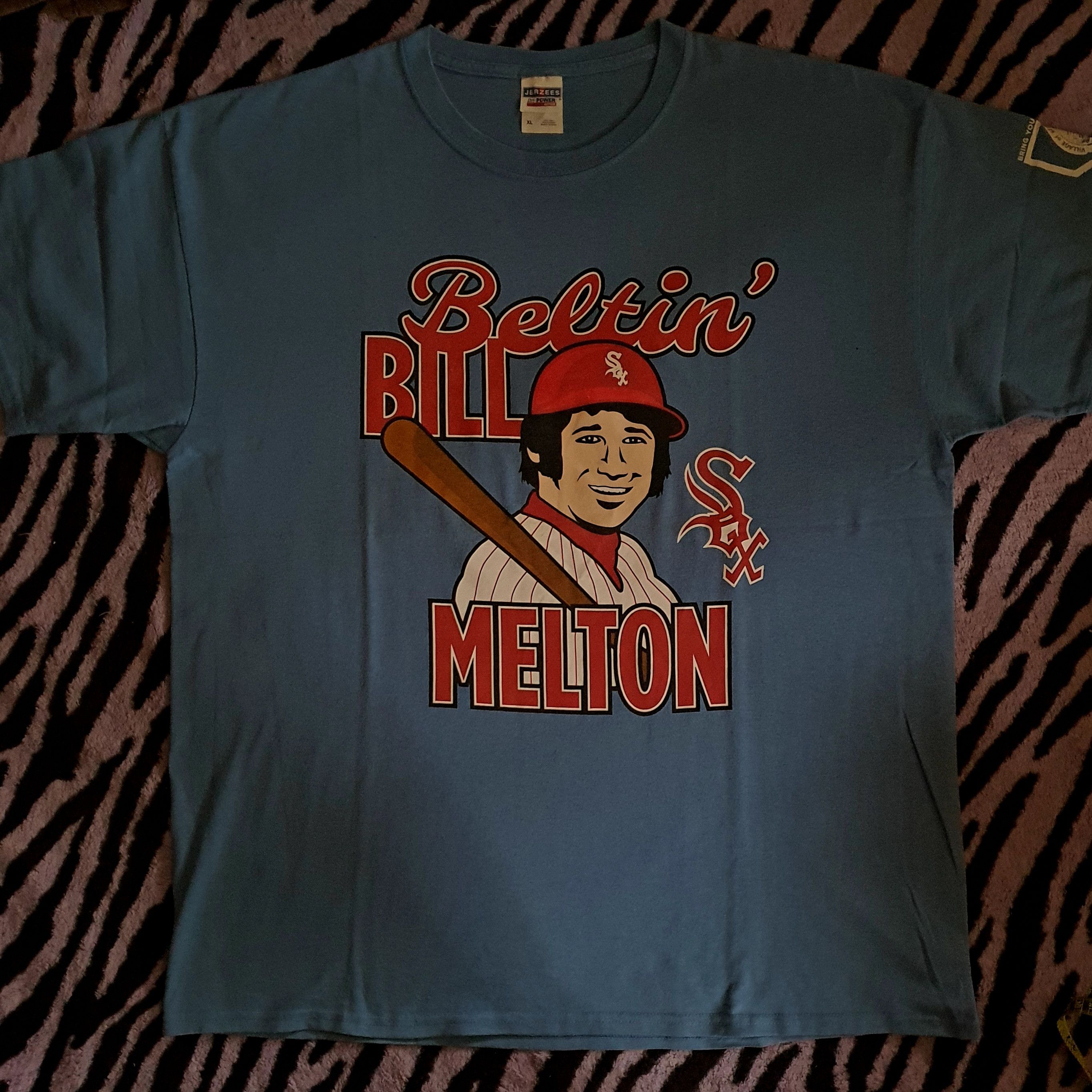 Jerzees Bill Melton's 'Beltin' White Sox by Jerzees Size US XL / EU 56 / 4 - 1 Thumbnail