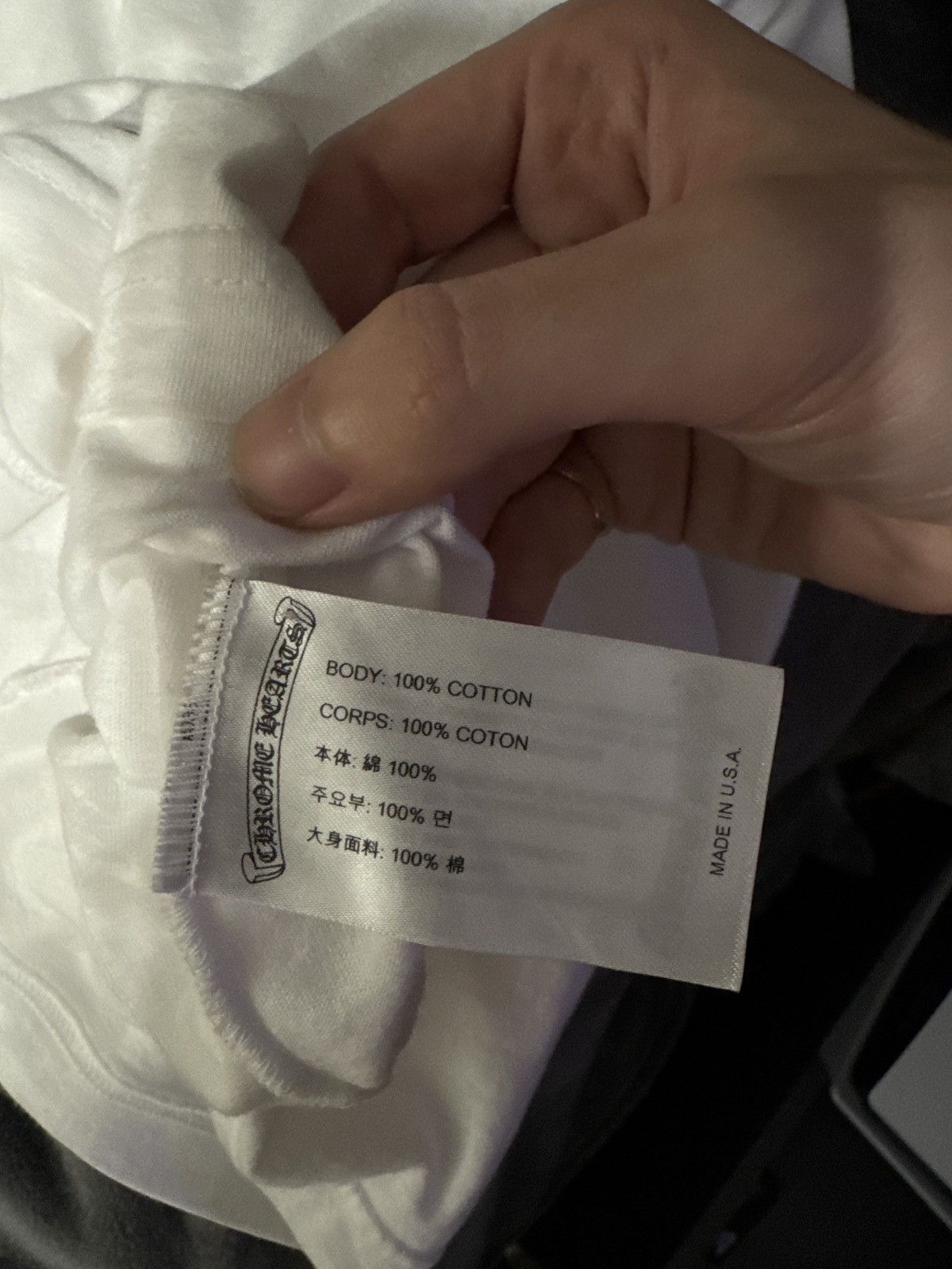 Chrome Hearts Chrome Hearts Gradient scroll t-shirt Size US M / EU 48-50 / 2 - 9 Thumbnail
