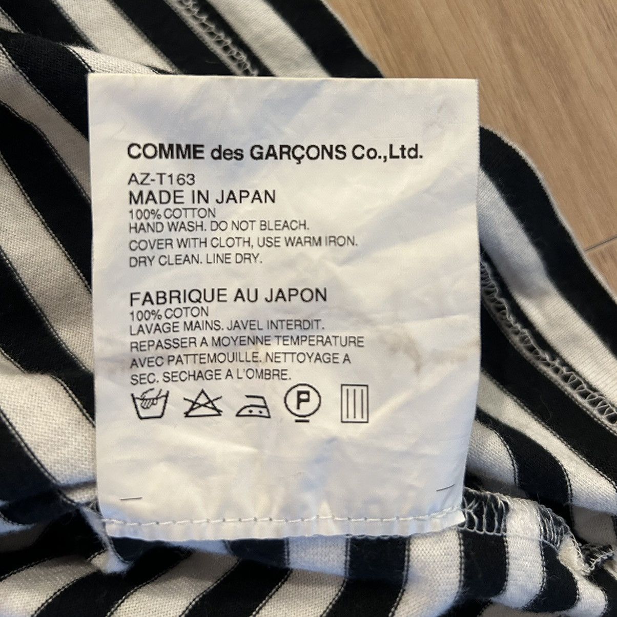 Comme des Garcons Comme Des Garçons Striped Longsleeve Size XS / US 0-2 / IT 36-38 - 4 Thumbnail