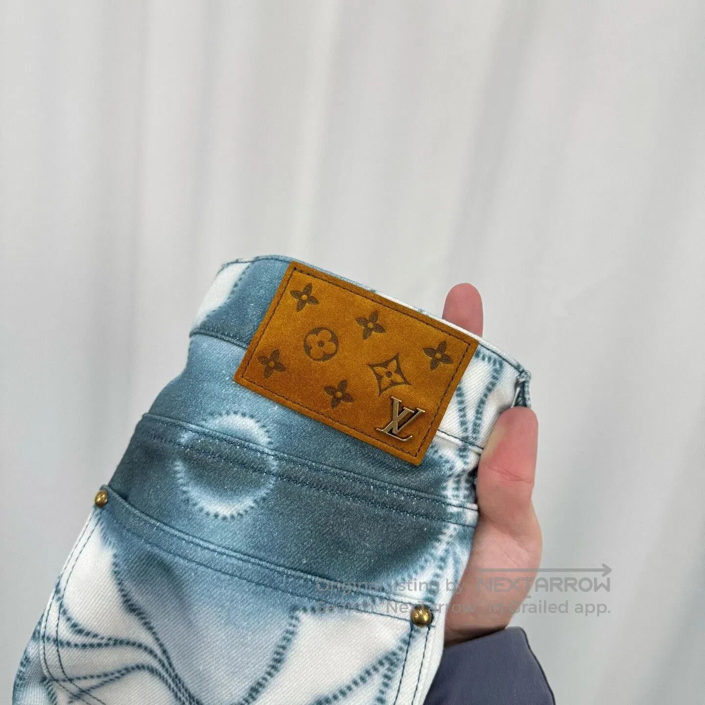 Louis Vuitton louis vuitton watercolor patterned denim pants. Size US 30 / EU 46 - 5 Thumbnail