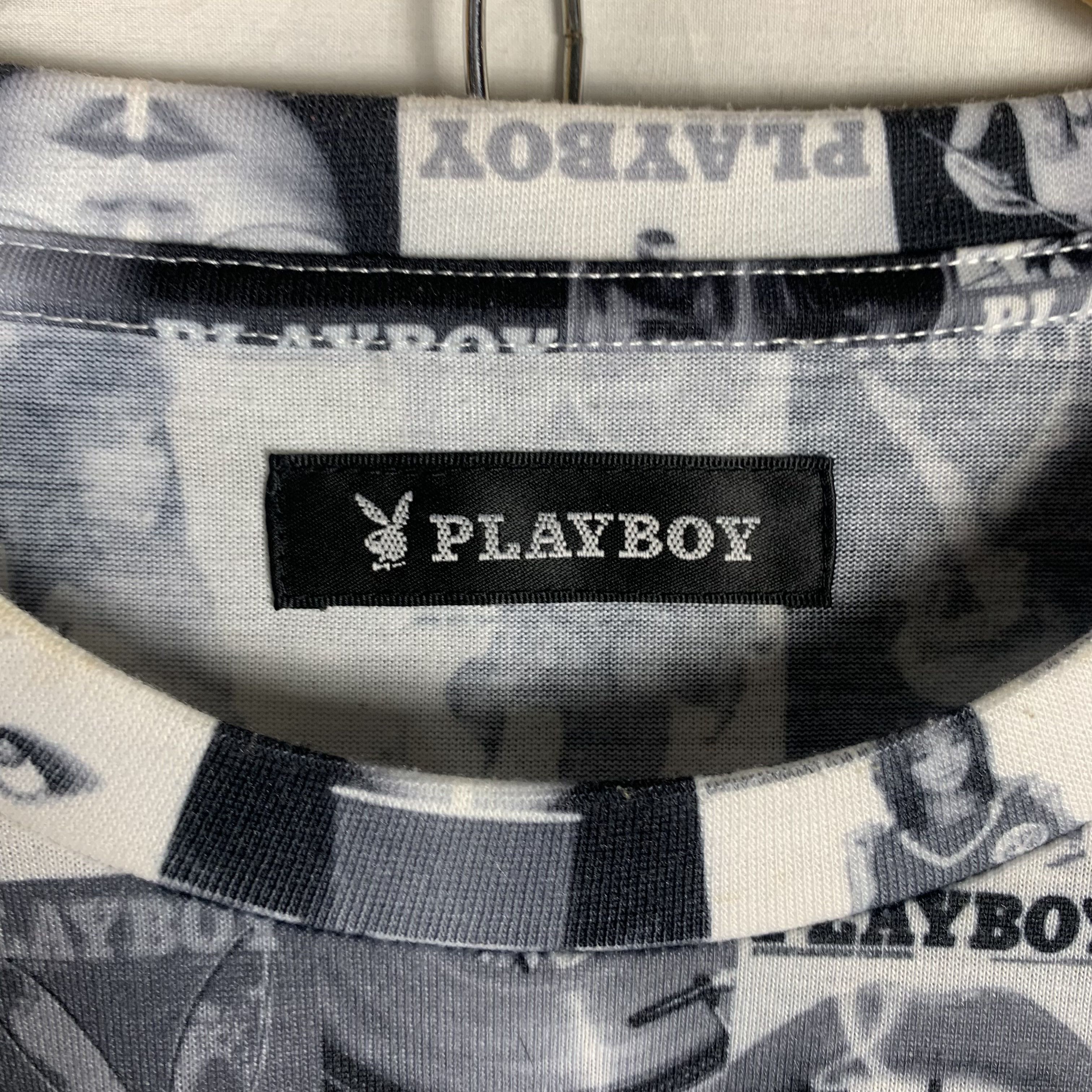 Playboy Playboy Magazine All Over Print Boxy Tshirt Size US L / EU 52-54 / 3 - 4 Thumbnail