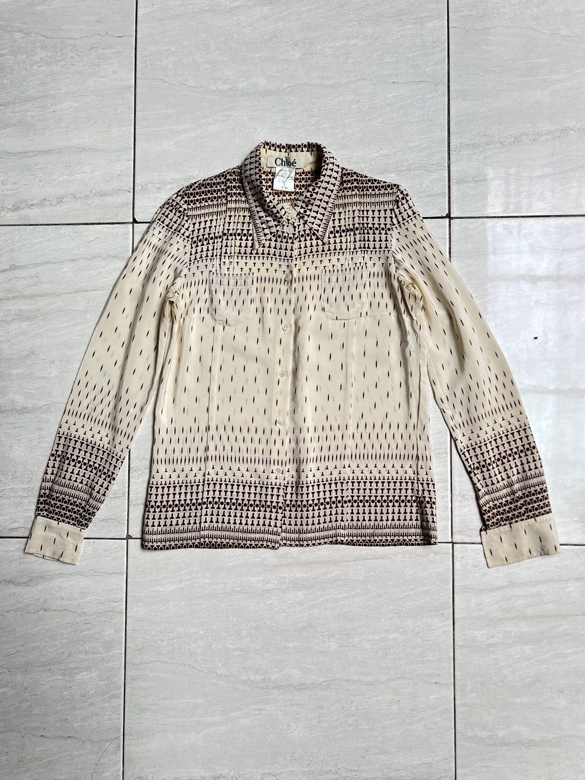 Chloe Chloe Motive Shirt Size XS / US 0-2 / IT 36-38 - 1 Thumbnail