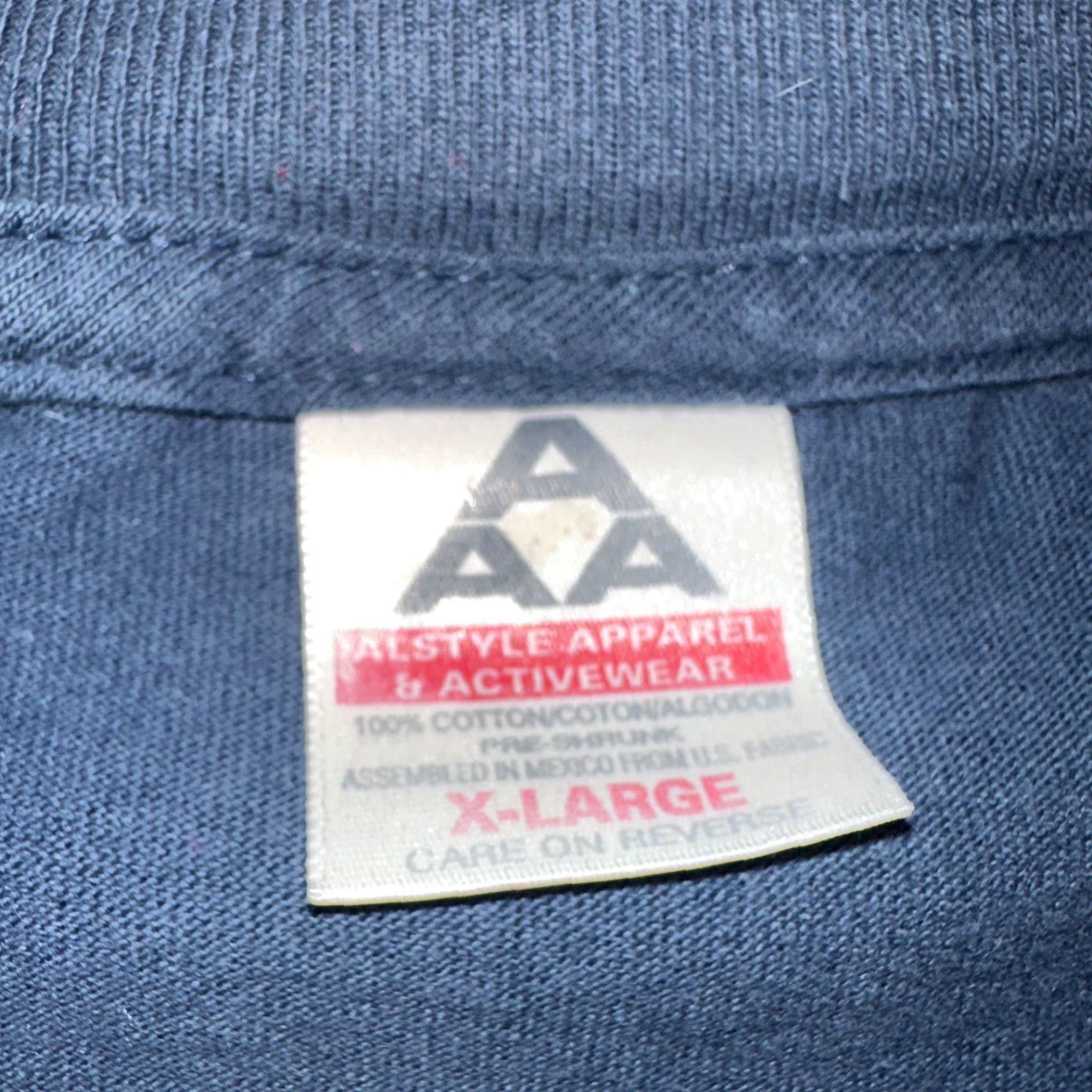 AAA VINTAGE Elvis Presley Rock n Roll T Shirt AAA Men XL Blue Graphic Print Short Sleeve Crew Neck 2000s 90s Theme Size US XL / EU 56 / 4 - 5 Thumbnail
