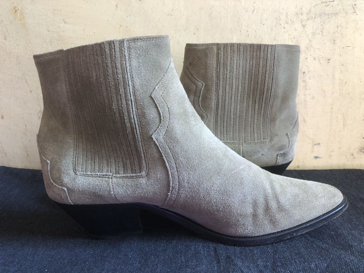 Isabel Marant Isabel Marant Chelsea Boot Green Suede Leather Size 40 Size US 10 / IT 40 - 4 Thumbnail