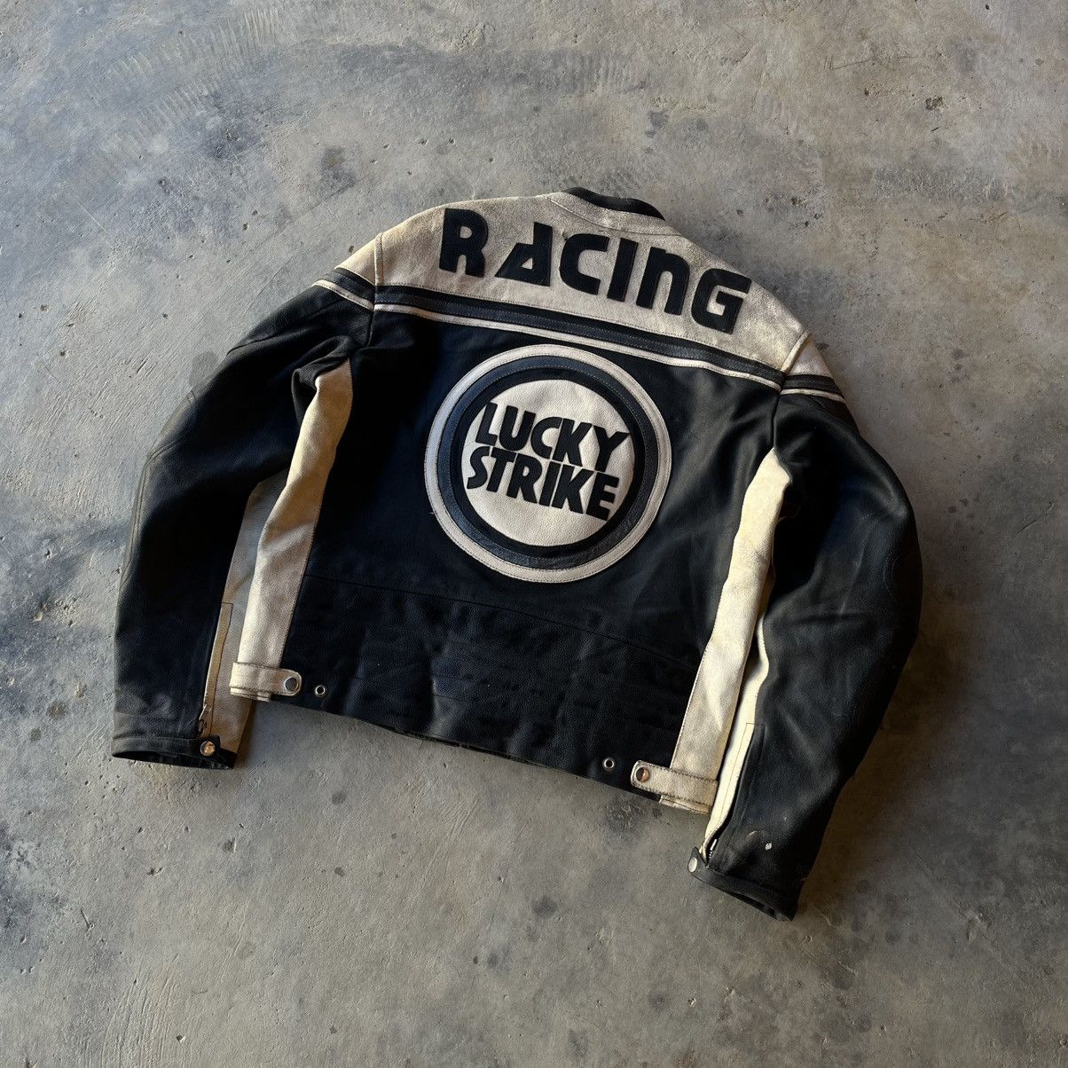 Vintage VINTAGE LUCKY STRIKE LEATHER JACKET🏍️ Size US M / EU 48-50 / 2 - 4 Thumbnail