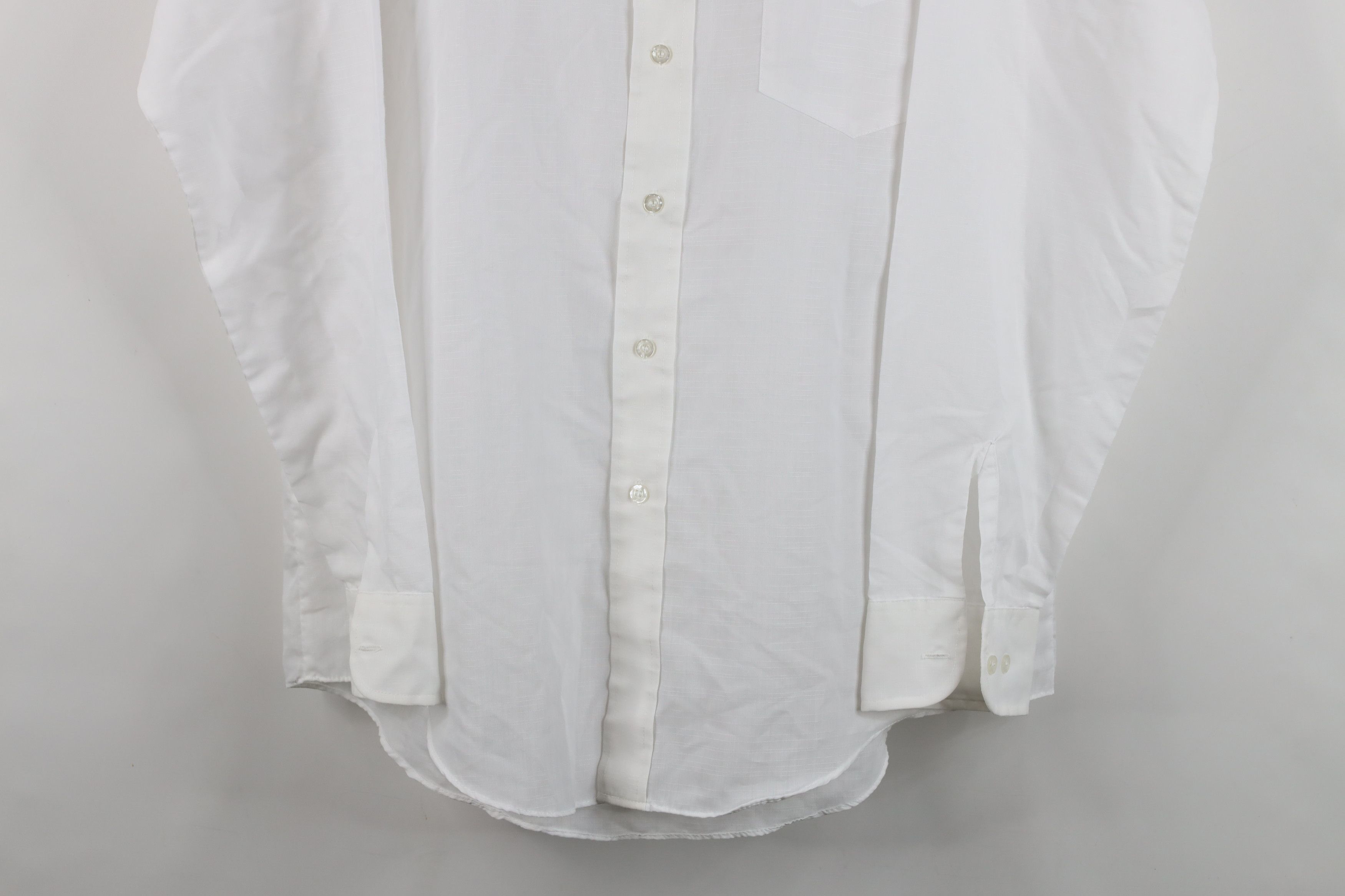 Vintage Vintage 70s Streetwear Checkered Collared Button Shirt White Size US XL / EU 56 / 4 - 3 Thumbnail